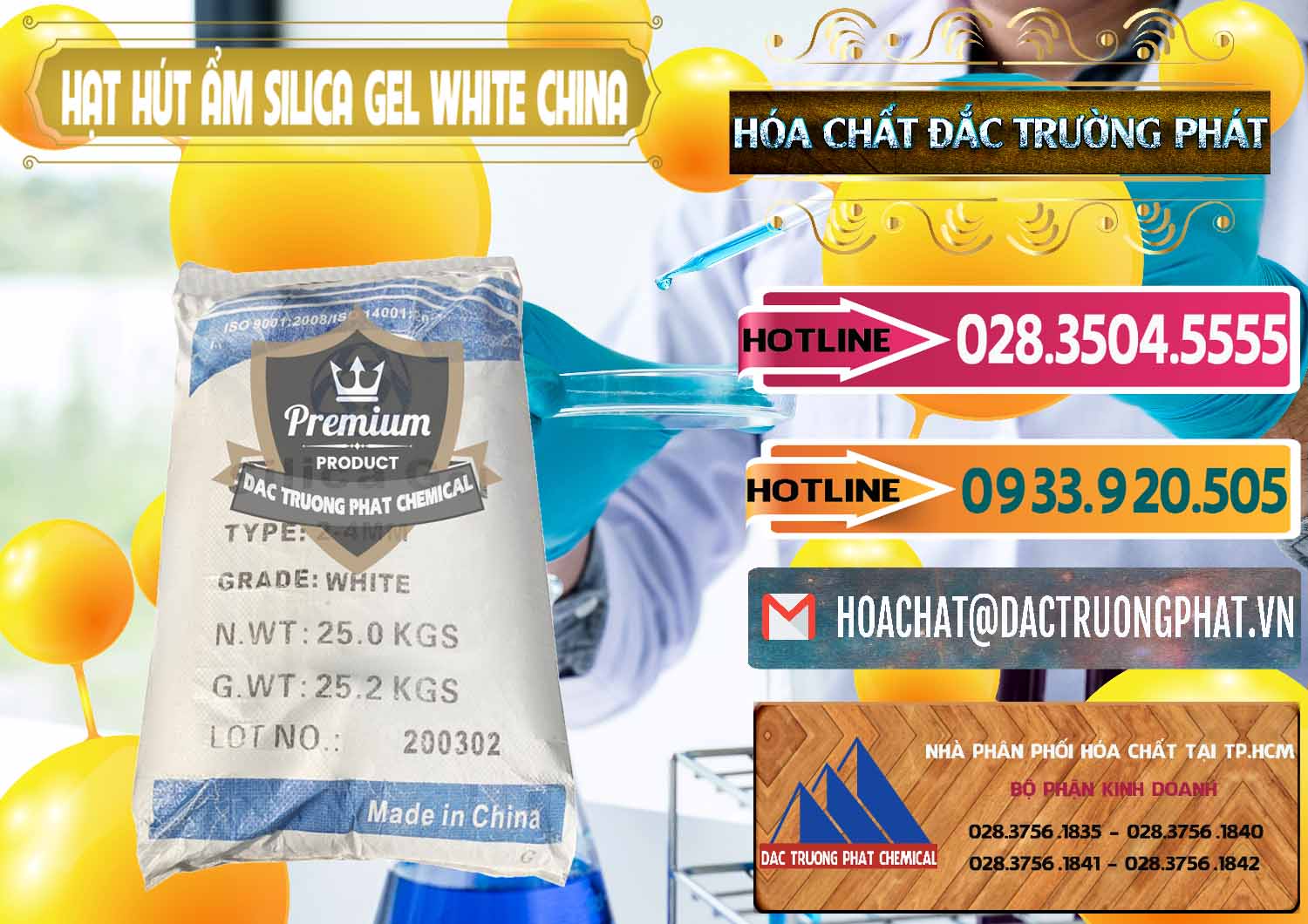 Nơi chuyên kinh doanh _ bán Hạt Hút Ẩm Silica Gel White Trung Quốc China - 0297 - Cung cấp và phân phối hóa chất tại TP.HCM - dactruongphat.vn
