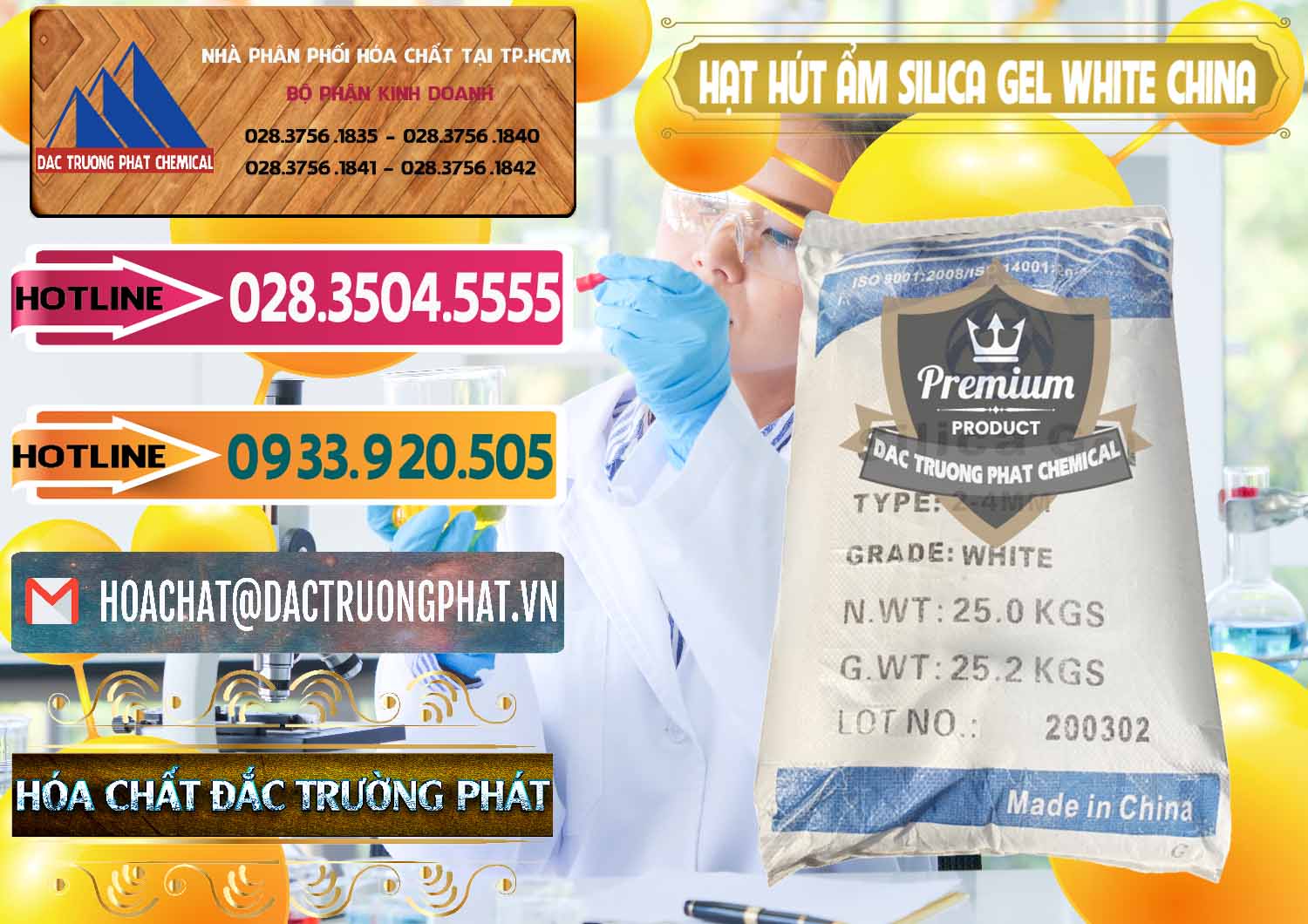 Nơi kinh doanh và bán Hạt Hút Ẩm Silica Gel White Trung Quốc China - 0297 - Công ty cung cấp ( kinh doanh ) hóa chất tại TP.HCM - dactruongphat.vn
