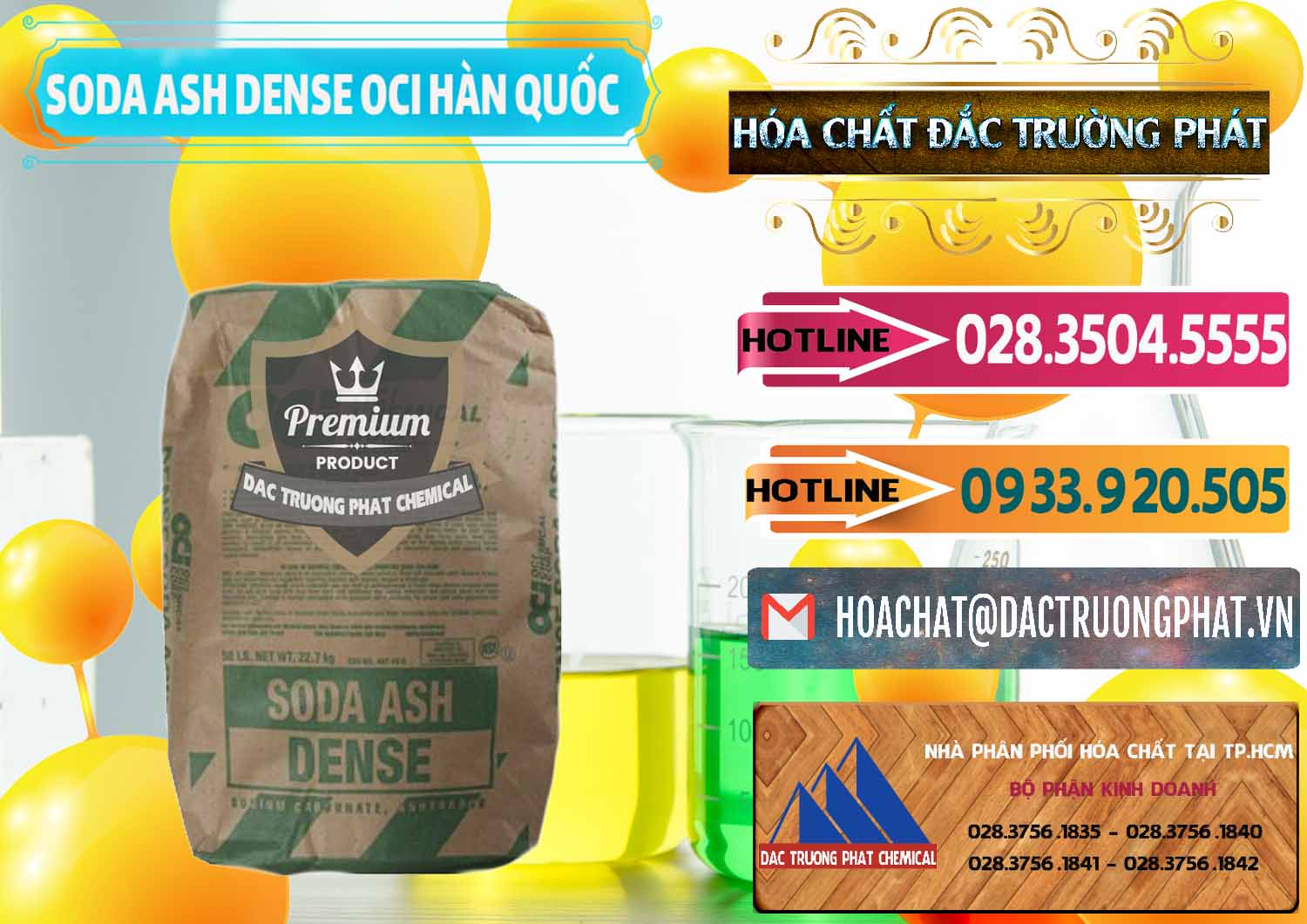Đơn vị chuyên cung ứng và bán Soda Ash Dense - NA2CO3 OCI Hàn Quốc Korea - 0338 - Cung ứng ( phân phối ) hóa chất tại TP.HCM - dactruongphat.vn