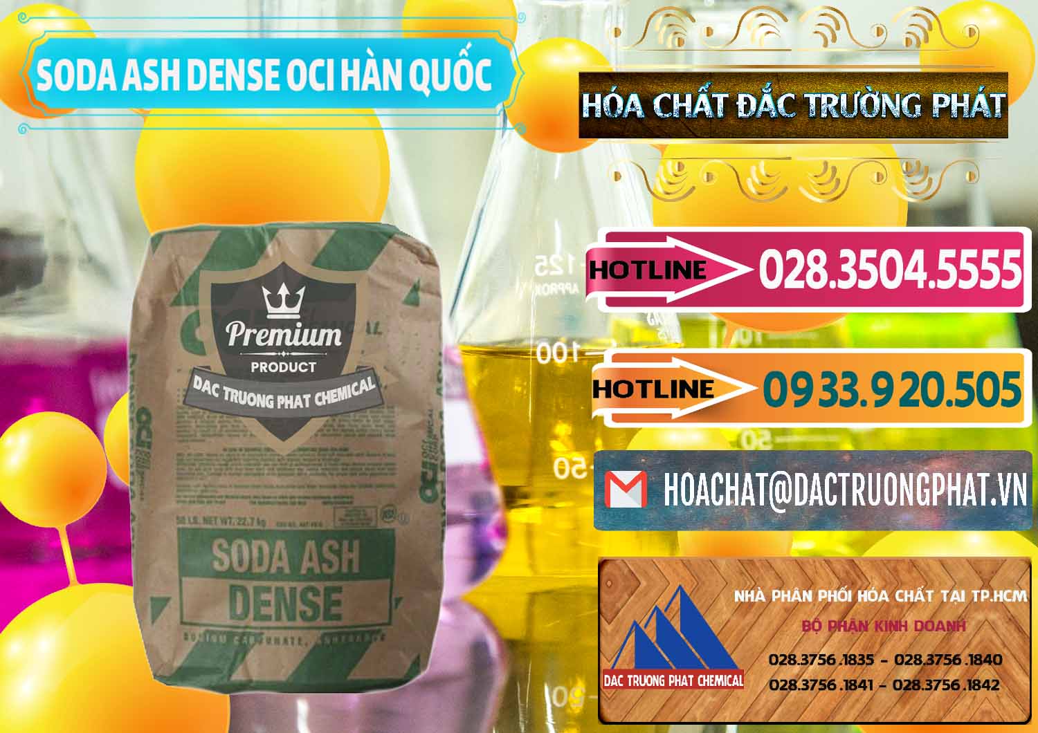 Đơn vị chuyên bán - cung cấp Soda Ash Dense - NA2CO3 OCI Hàn Quốc Korea - 0338 - Phân phối và kinh doanh hóa chất tại TP.HCM - dactruongphat.vn
