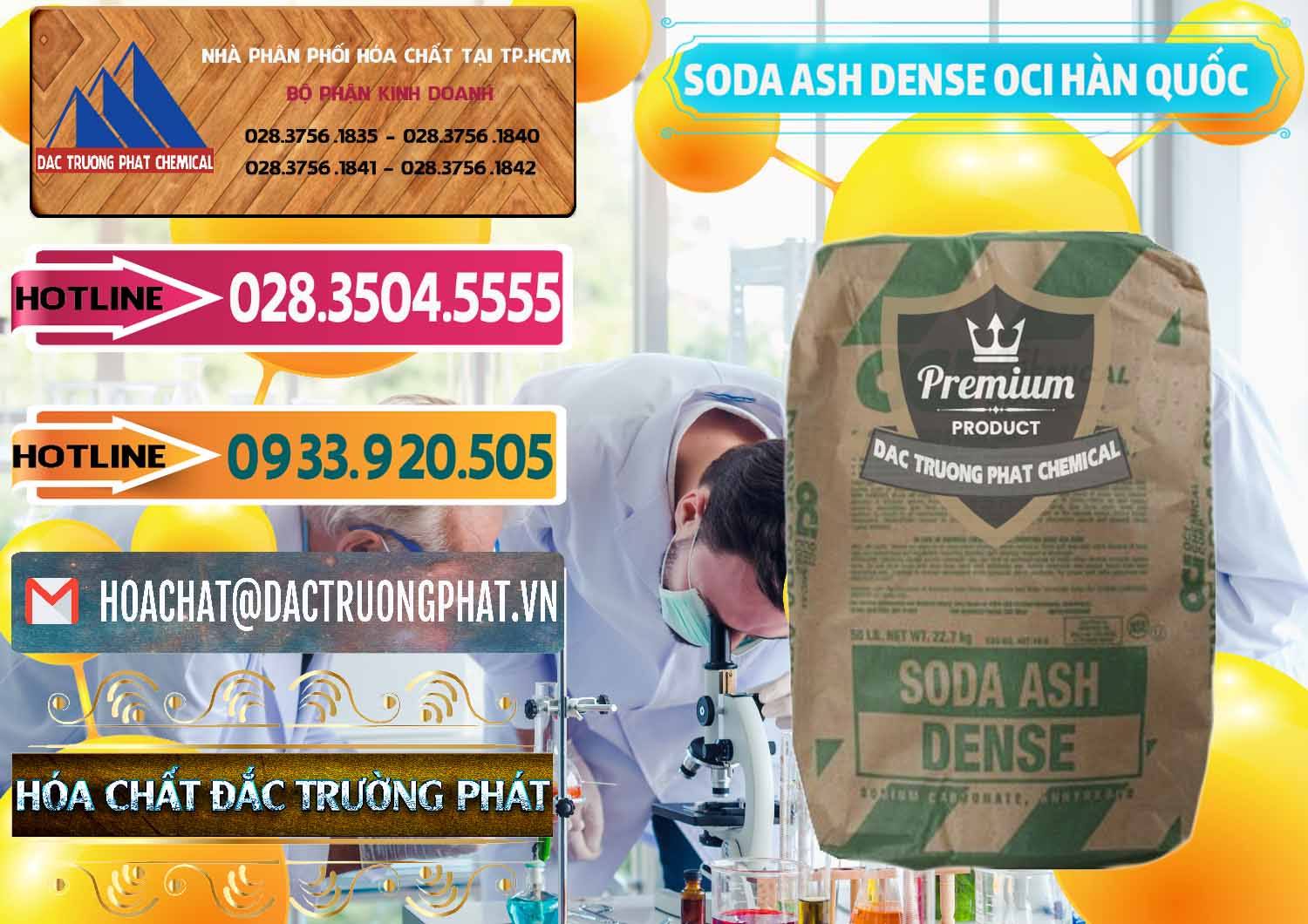 Nơi nhập khẩu ( bán ) Soda Ash Dense - NA2CO3 OCI Hàn Quốc Korea - 0338 - Nhà phân phối & nhập khẩu hóa chất tại TP.HCM - dactruongphat.vn