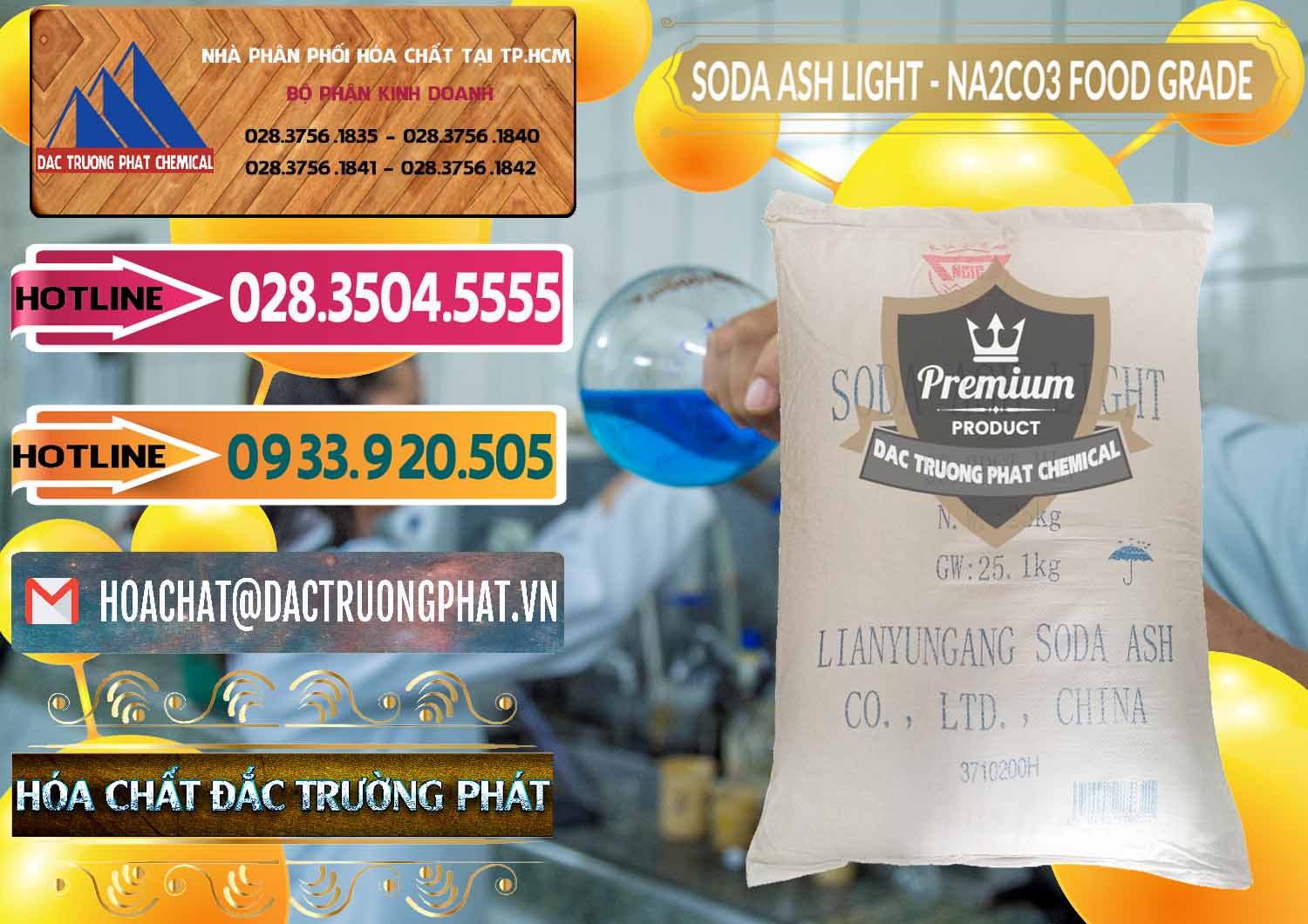 Công ty chuyên bán & cung cấp Soda Ash Light – NA2CO3 Food Grade Trung Quốc China - 0127 - Phân phối ( cung cấp ) hóa chất tại TP.HCM - dactruongphat.vn
