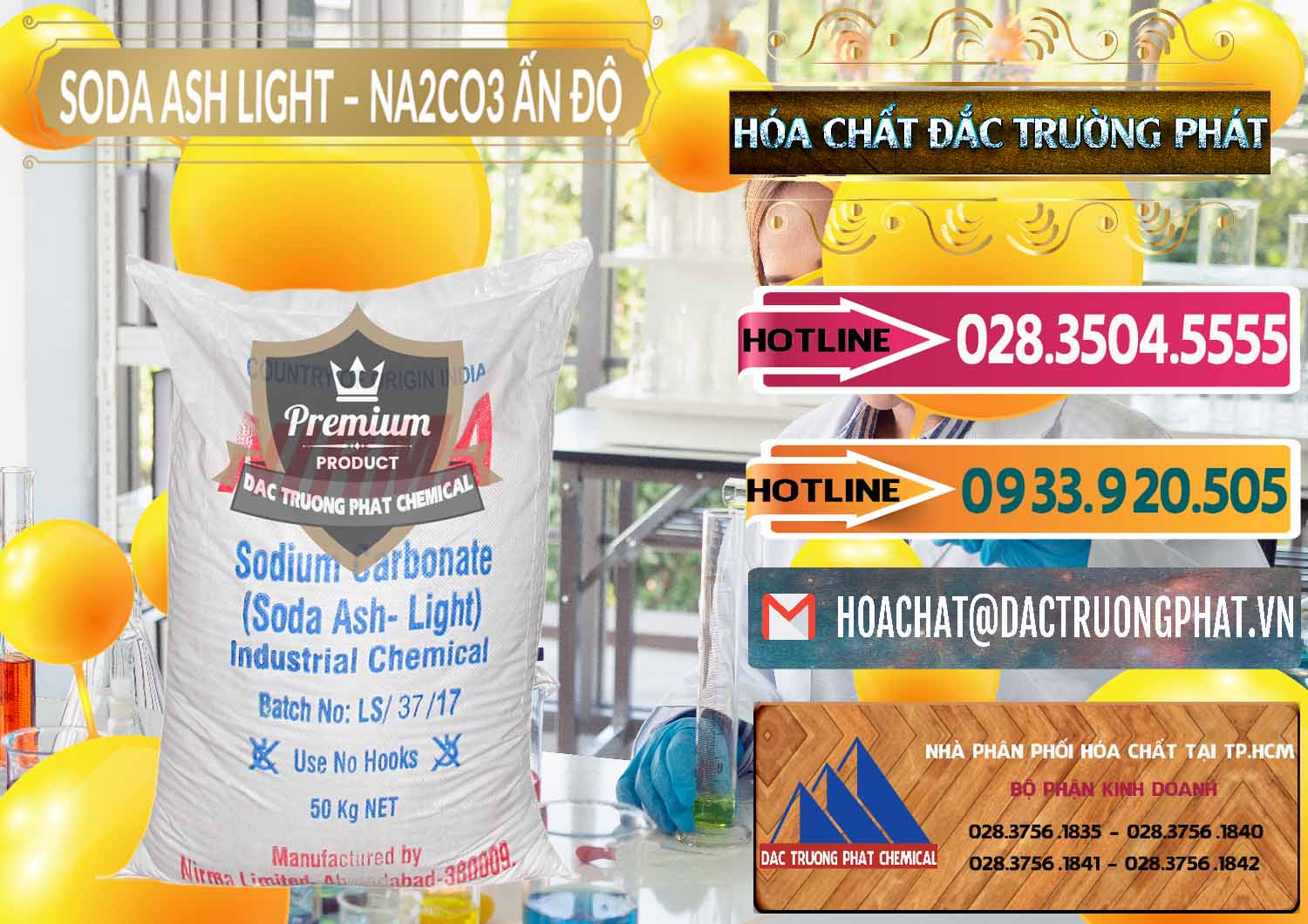 Công ty kinh doanh và bán Soda Ash Light - NA2CO3 Nirma Ấn Độ India - 0125 - Nơi chuyên kinh doanh và cung cấp hóa chất tại TP.HCM - dactruongphat.vn