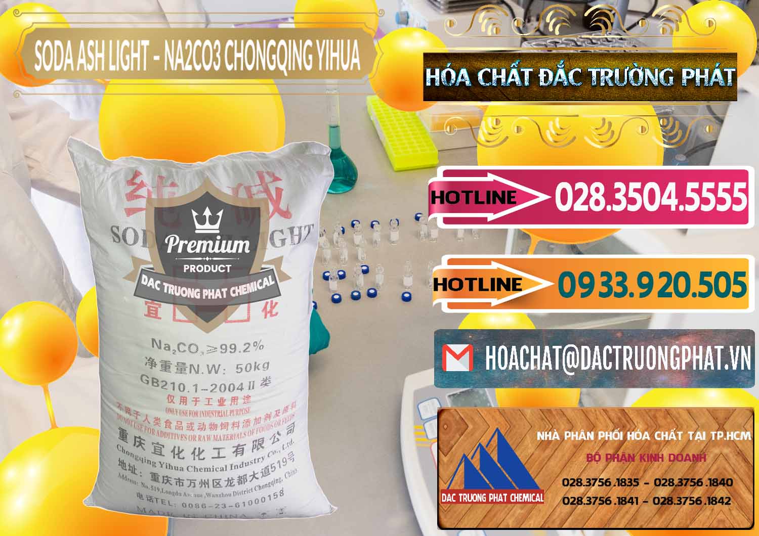 Công ty kinh doanh ( bán ) Soda Ash Light - NA2CO3 Chongqing Yihua Trung Quốc China - 0129 - Chuyên nhập khẩu _ phân phối hóa chất tại TP.HCM - dactruongphat.vn