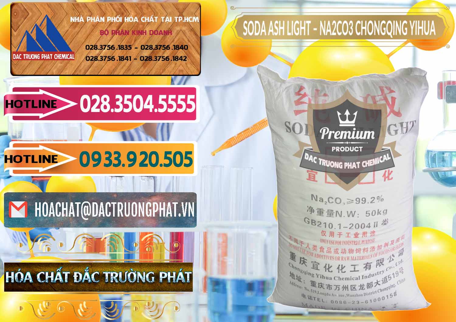 Cty chuyên bán _ cung cấp Soda Ash Light - NA2CO3 Chongqing Yihua Trung Quốc China - 0129 - Công ty chuyên cung cấp - kinh doanh hóa chất tại TP.HCM - dactruongphat.vn