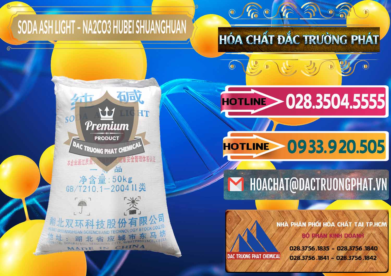 Cty chuyên bán ( phân phối ) Soda Ash Light - NA2CO3 2 Vòng Tròn Hubei Shuanghuan Trung Quốc China - 0130 - Cty nhập khẩu và cung cấp hóa chất tại TP.HCM - dactruongphat.vn