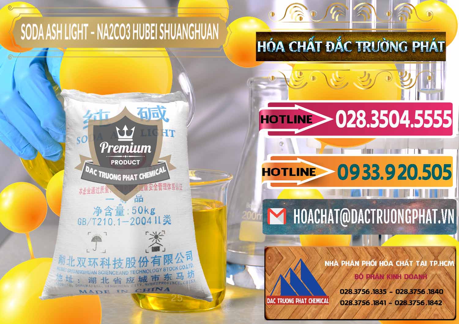 Cty chuyên kinh doanh & bán Soda Ash Light - NA2CO3 2 Vòng Tròn Hubei Shuanghuan Trung Quốc China - 0130 - Nhà cung ứng _ phân phối hóa chất tại TP.HCM - dactruongphat.vn