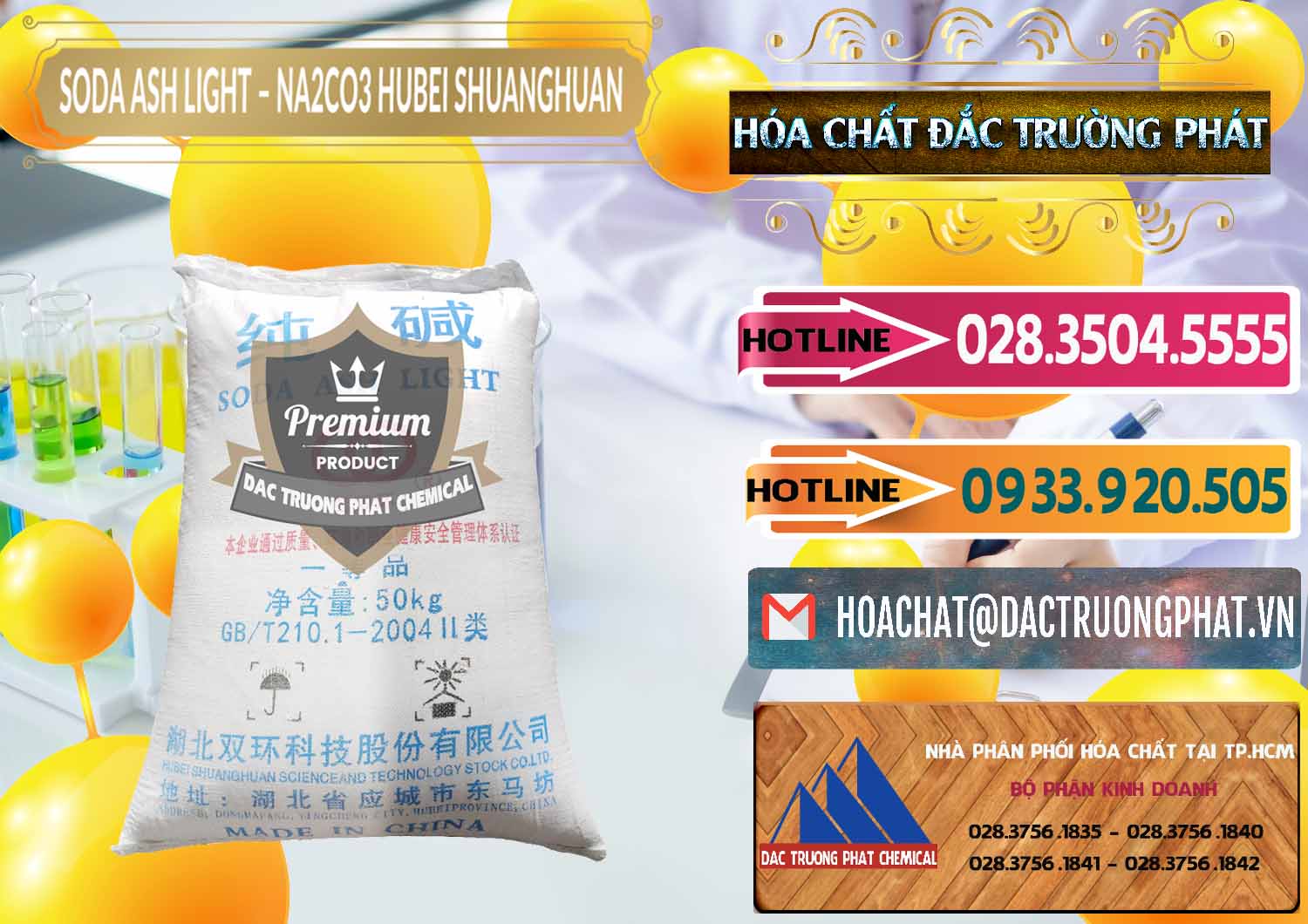 Cty bán và cung ứng Soda Ash Light - NA2CO3 2 Vòng Tròn Hubei Shuanghuan Trung Quốc China - 0130 - Cty nhập khẩu _ phân phối hóa chất tại TP.HCM - dactruongphat.vn