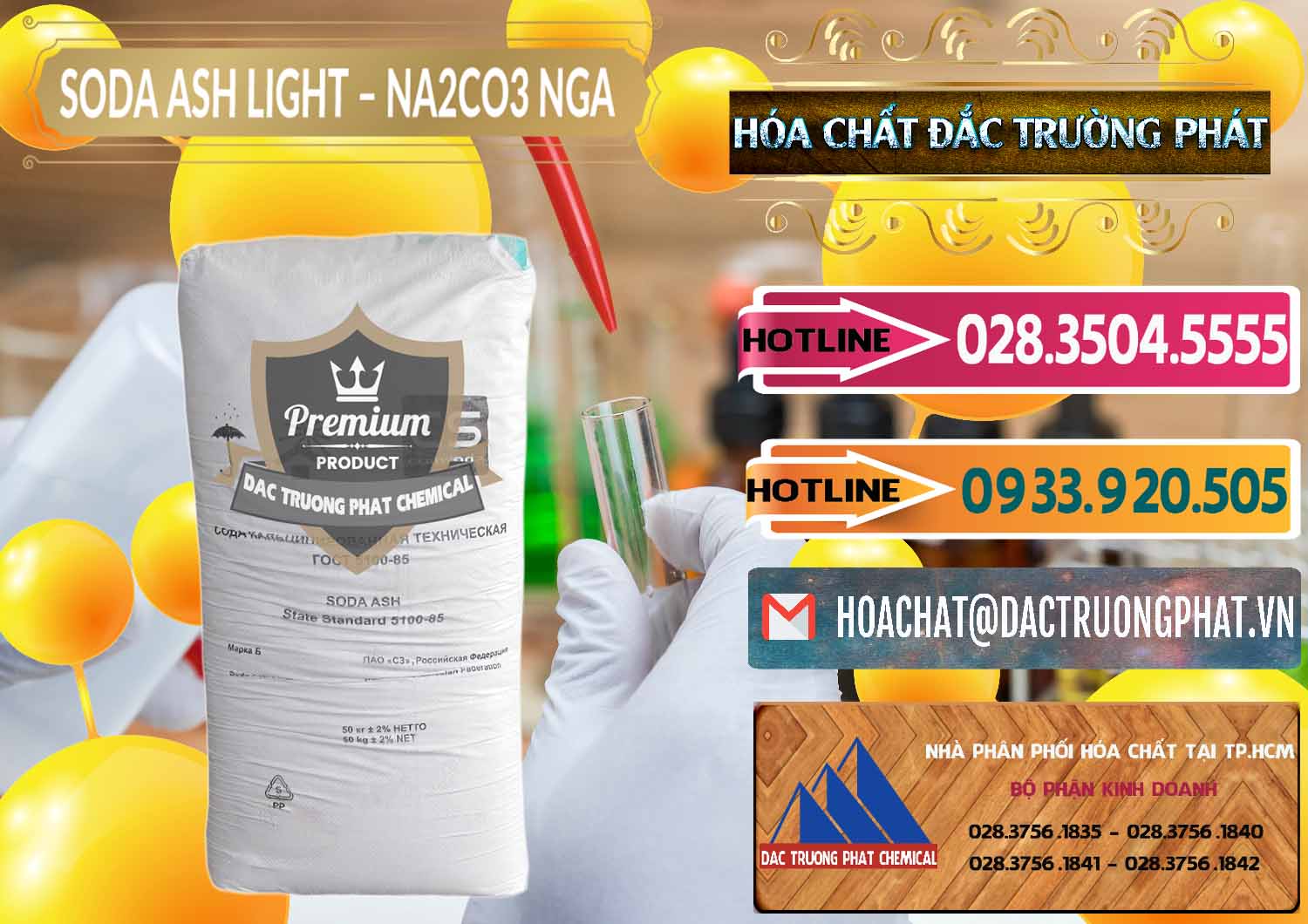 Đơn vị bán _ cung ứng Soda Ash Light - NA2CO3 Nga Russia - 0128 - Chuyên cung cấp và phân phối hóa chất tại TP.HCM - dactruongphat.vn