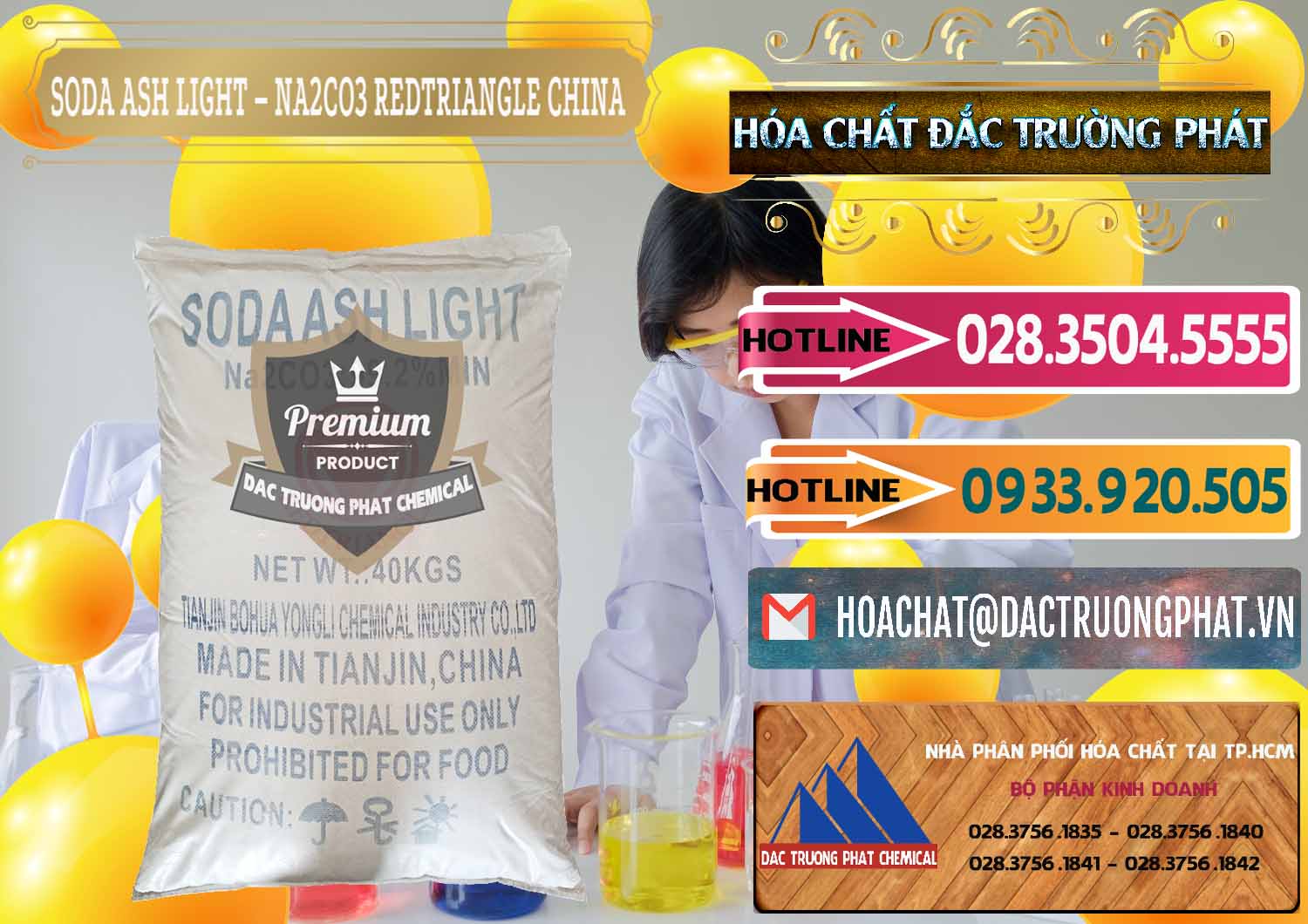 Chuyên bán - phân phối Soda Ash Light - NA2CO3 Redtriangle Trung Quốc China - 0131 - Cung ứng và phân phối hóa chất tại TP.HCM - dactruongphat.vn