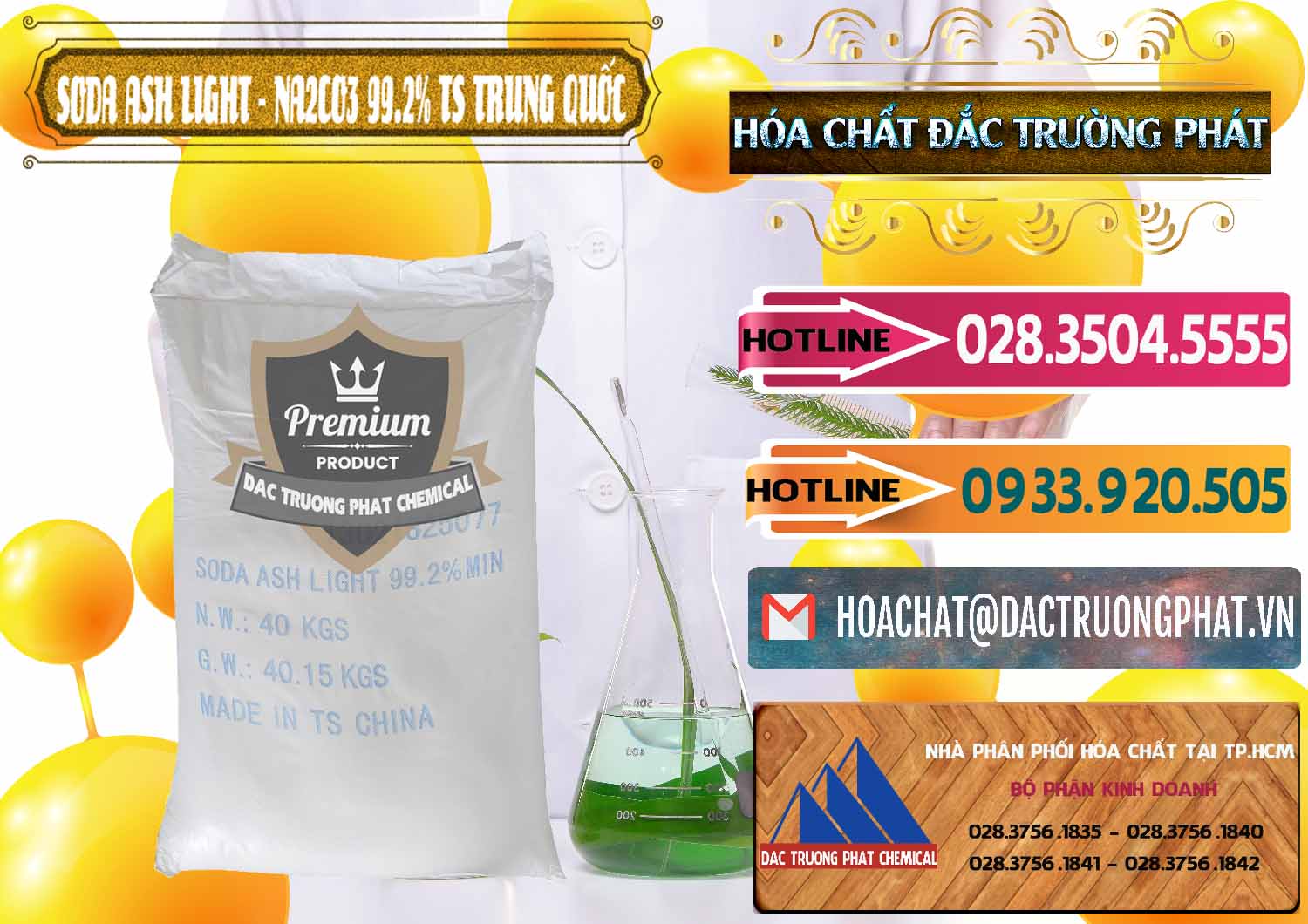 Công ty chuyên cung cấp - bán Soda Ash Light - NA2CO3 TS Trung Quốc China - 0221 - Cung cấp - kinh doanh hóa chất tại TP.HCM - dactruongphat.vn