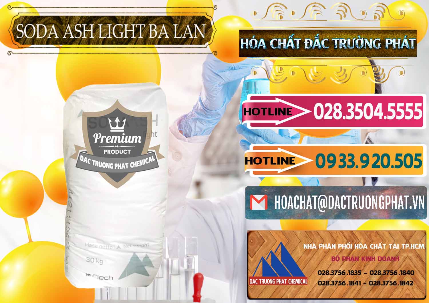 Chuyên nhập khẩu và bán Soda Ash Light - NA2CO3 Ba Lan Poland - 0427 - Công ty cung ứng & phân phối hóa chất tại TP.HCM - dactruongphat.vn