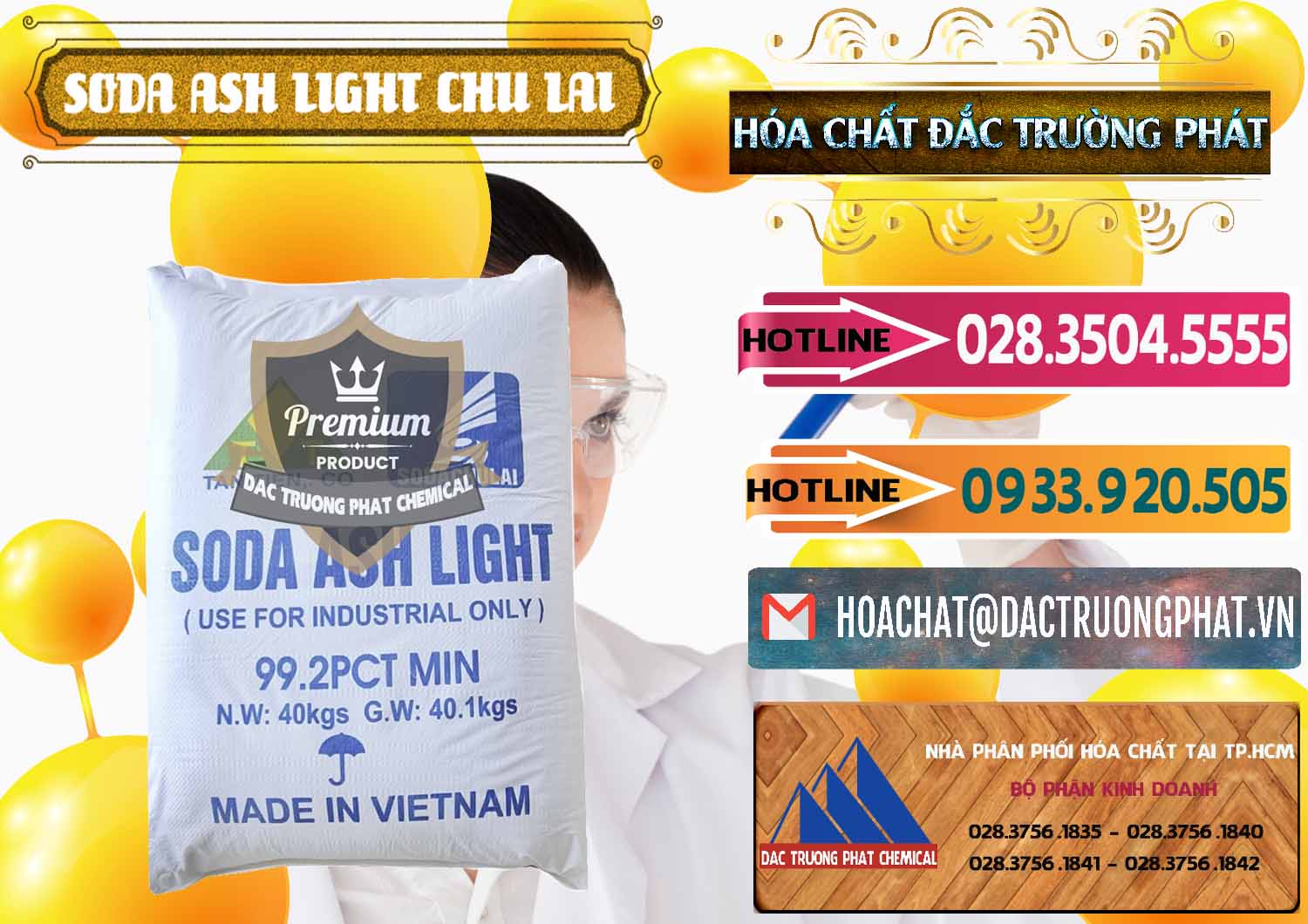 Cty chuyên cung cấp _ bán Soda Ash Light - NA2CO3 Chu Lai Việt Nam - 0489 - Nơi phân phối và bán hóa chất tại TP.HCM - dactruongphat.vn