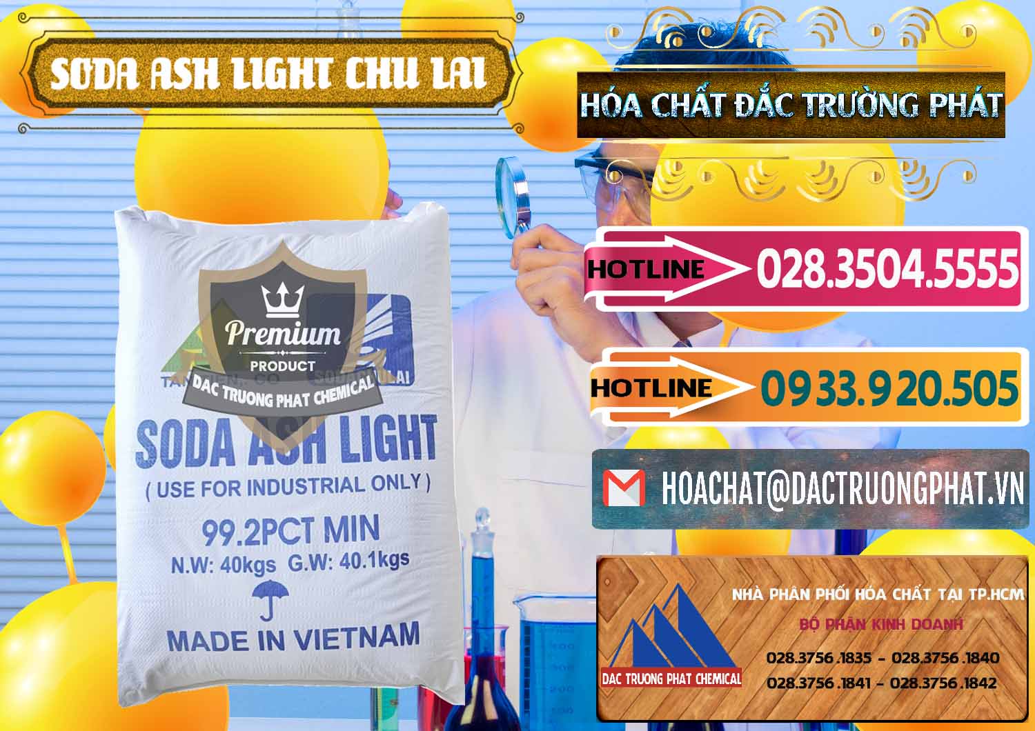 Nơi chuyên kinh doanh _ phân phối Soda Ash Light - NA2CO3 Chu Lai Việt Nam - 0489 - Chuyên bán ( phân phối ) hóa chất tại TP.HCM - dactruongphat.vn