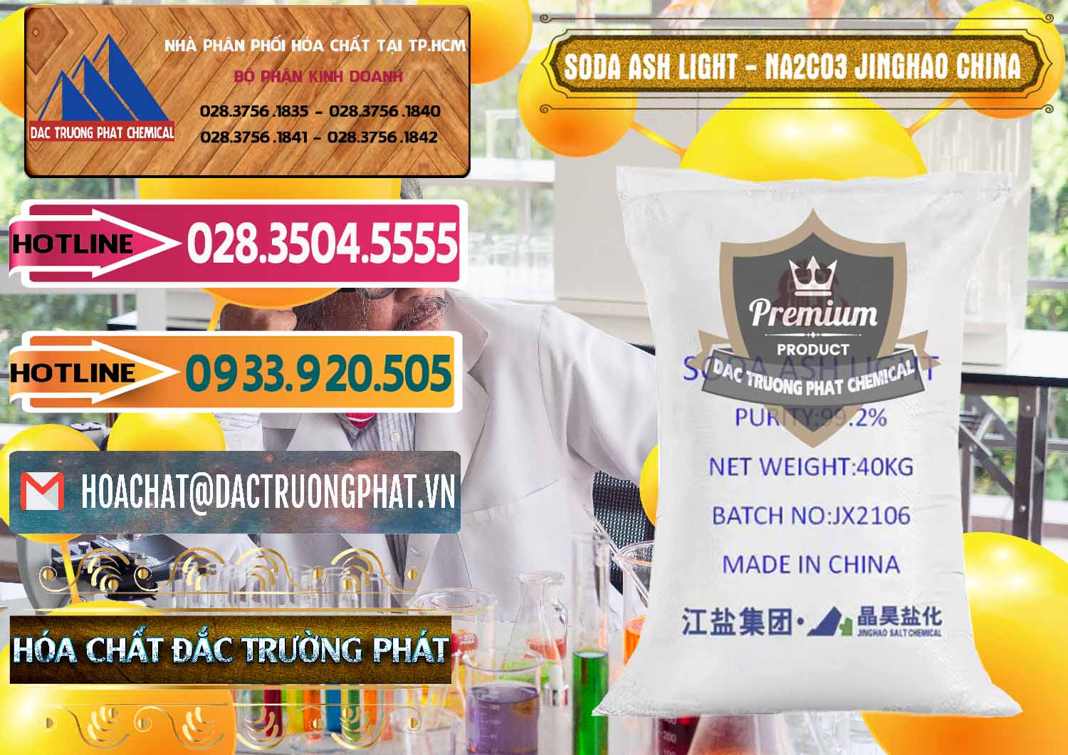 Đơn vị bán & phân phối Soda Ash Light - NA2CO3 Jinghao Trung Quốc China - 0339 - Nơi chuyên bán _ cung cấp hóa chất tại TP.HCM - dactruongphat.vn