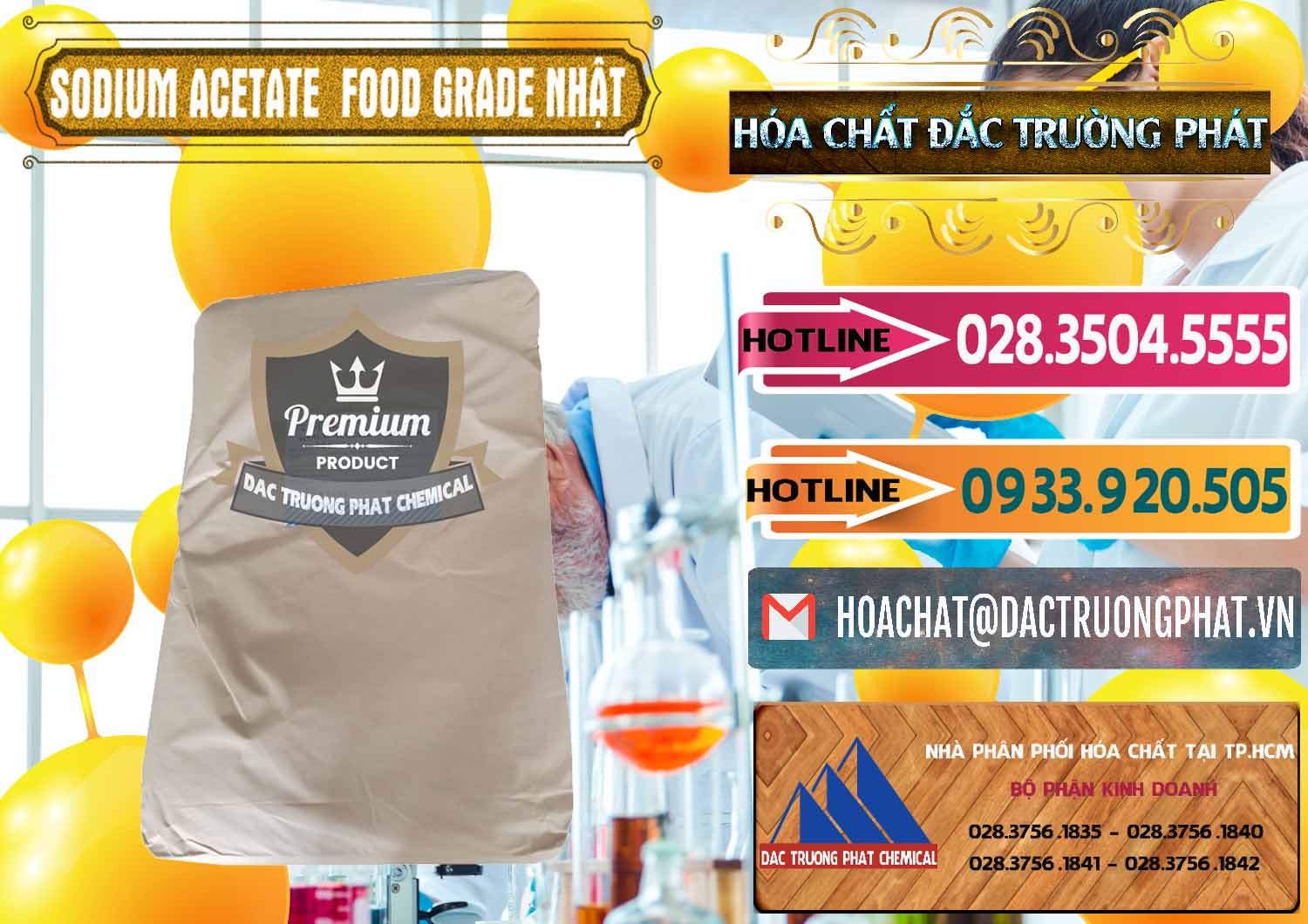 Nơi bán _ phân phối Sodium Acetate - Natri Acetate Food Grade Nhật Bản Japan - 0456 - Công ty phân phối ( bán ) hóa chất tại TP.HCM - dactruongphat.vn