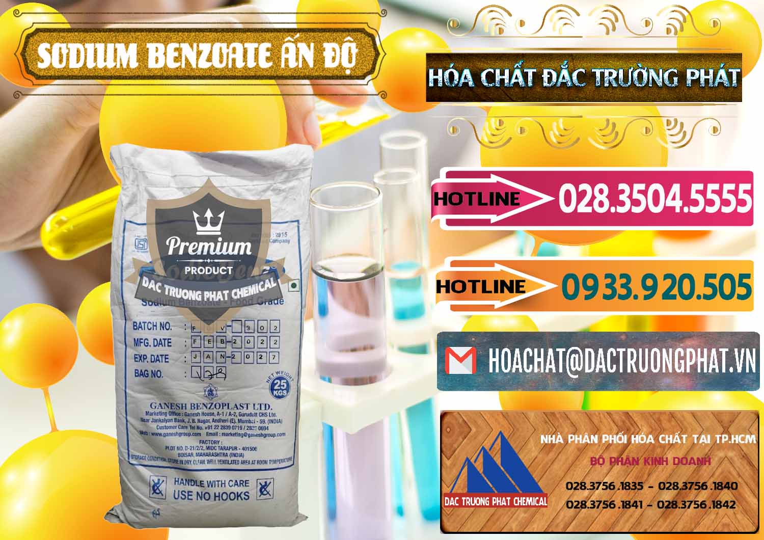 Cty chuyên cung ứng ( bán ) Sodium Benzoate - Mốc Bột Ấn Độ India - 0361 - Cty bán ( phân phối ) hóa chất tại TP.HCM - dactruongphat.vn