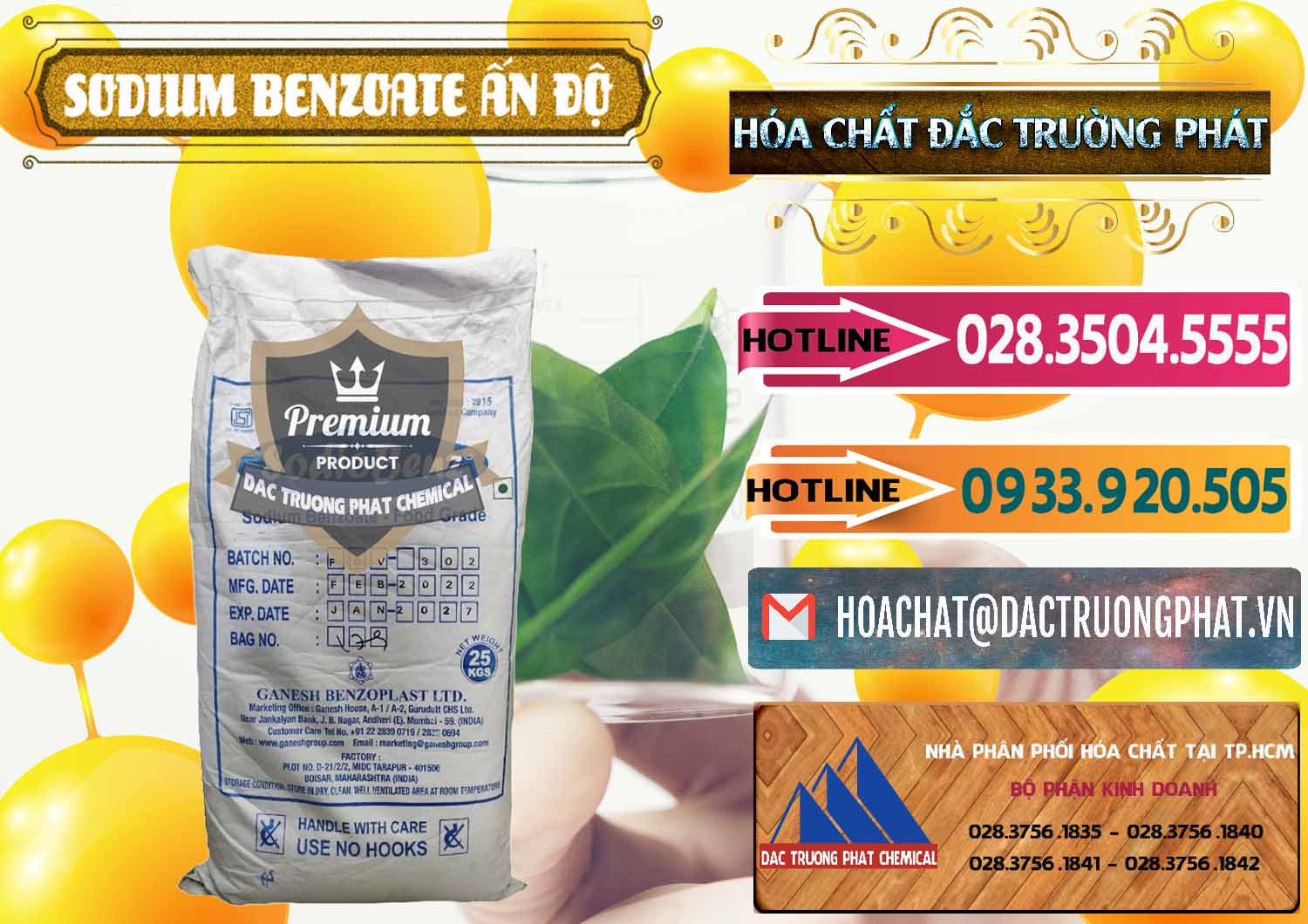 Công ty bán & cung cấp Sodium Benzoate - Mốc Bột Ấn Độ India - 0361 - Cty cung cấp và phân phối hóa chất tại TP.HCM - dactruongphat.vn