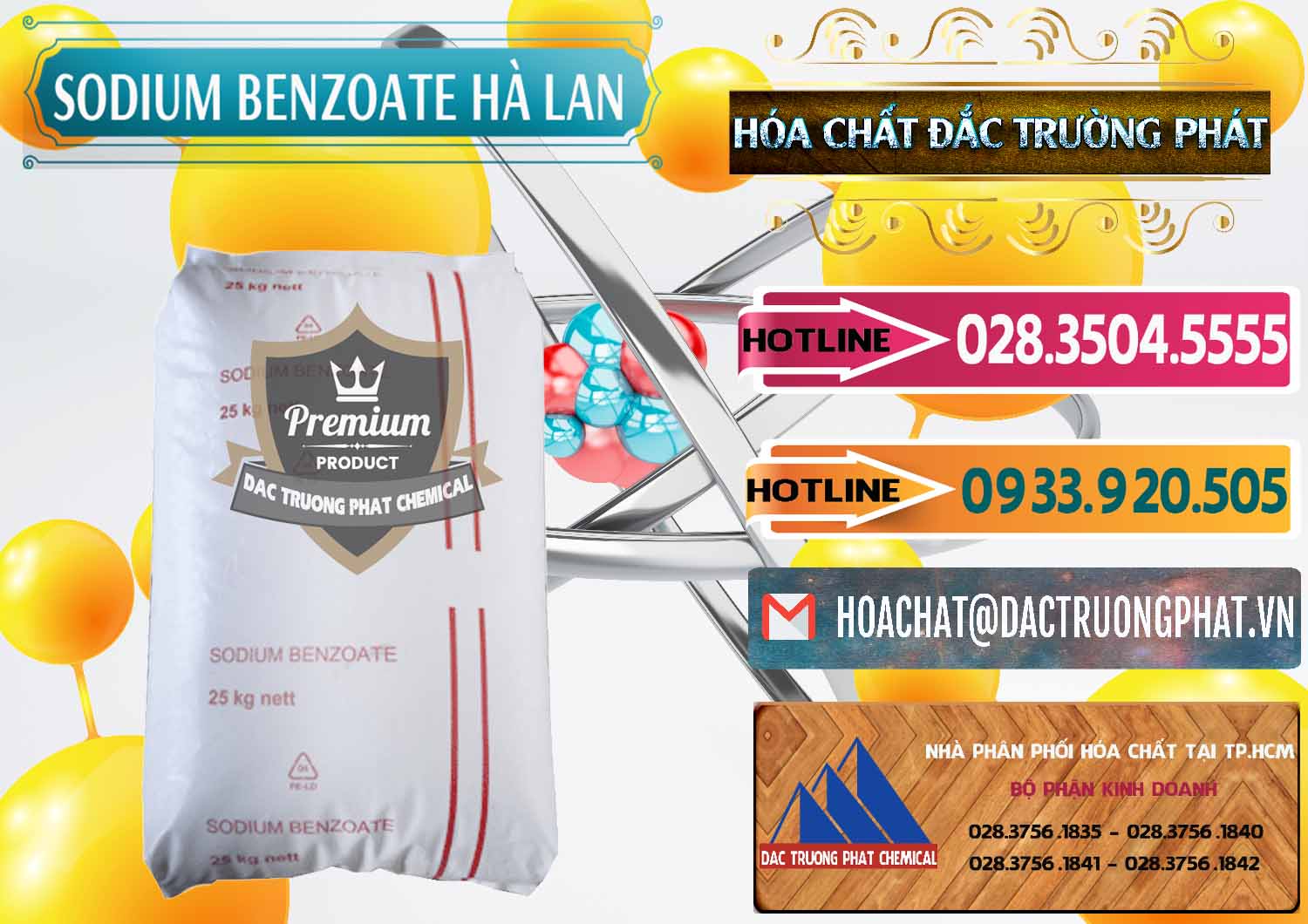 Cung ứng và bán Sodium Benzoate - Mốc Bột Chữ Cam Hà Lan Netherlands - 0360 - Nhà phân phối và cung cấp hóa chất tại TP.HCM - dactruongphat.vn