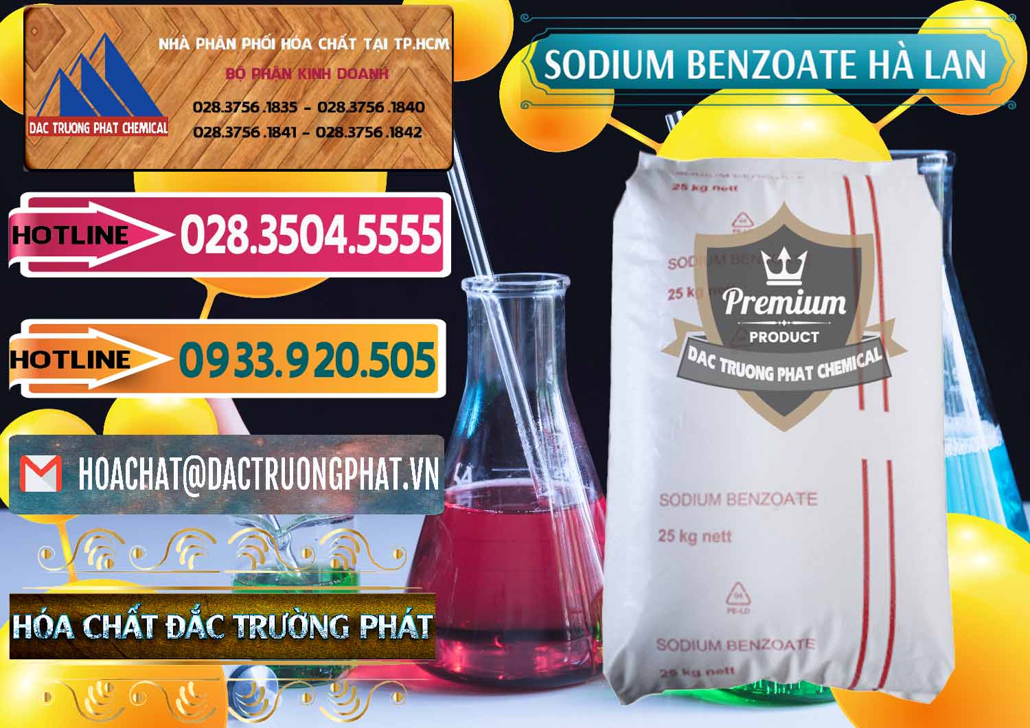 Đơn vị chuyên bán và phân phối Sodium Benzoate - Mốc Bột Chữ Cam Hà Lan Netherlands - 0360 - Nơi phân phối - cung ứng hóa chất tại TP.HCM - dactruongphat.vn