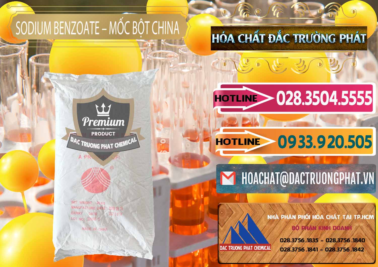 Nơi cung ứng & bán Sodium Benzoate - Mốc Bột Chữ Cam Food Grade Trung Quốc China - 0135 - Cty cung cấp & phân phối hóa chất tại TP.HCM - dactruongphat.vn