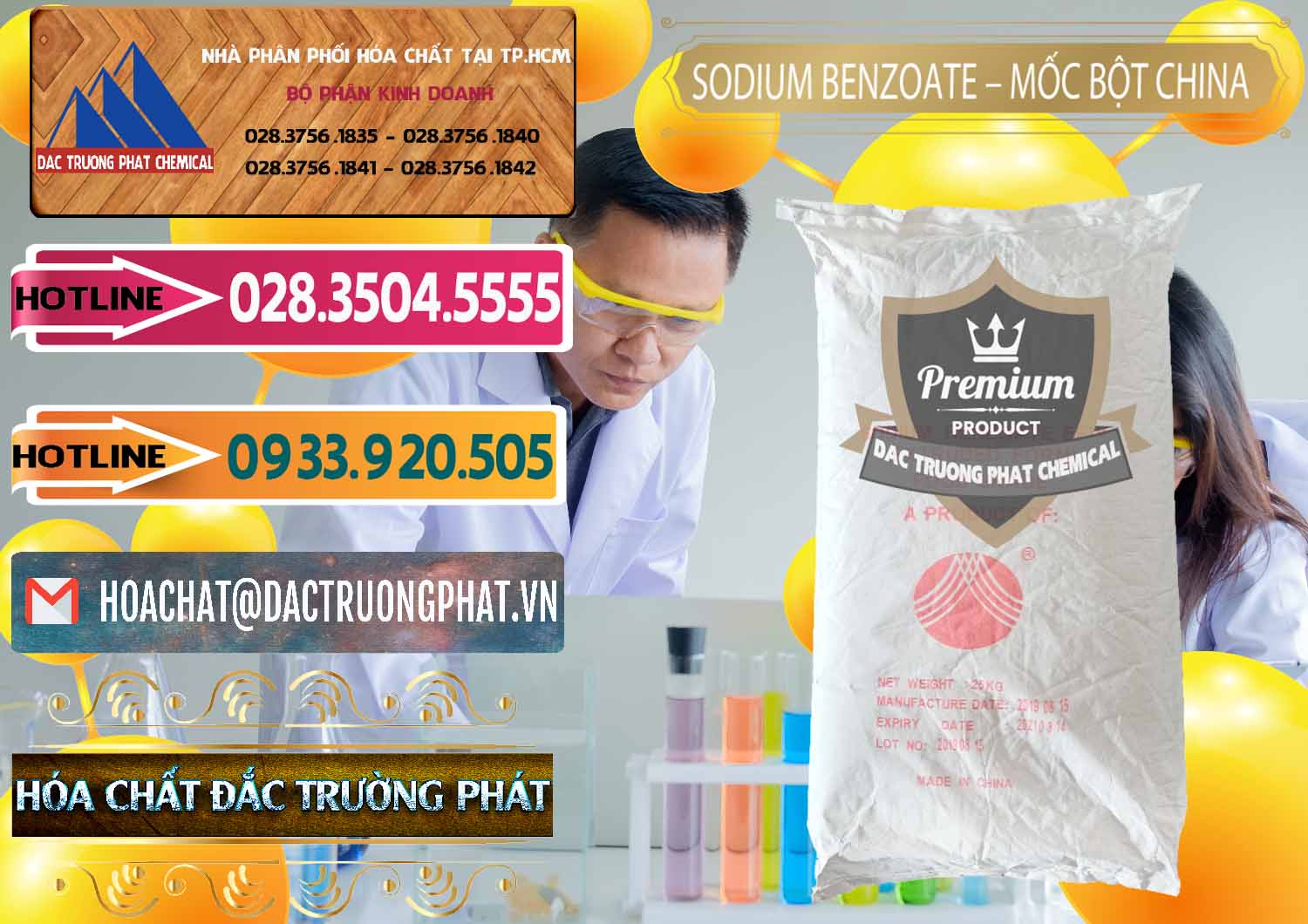 Cty chuyên bán & cung cấp Sodium Benzoate - Mốc Bột Chữ Cam Food Grade Trung Quốc China - 0135 - Cung cấp ( nhập khẩu ) hóa chất tại TP.HCM - dactruongphat.vn