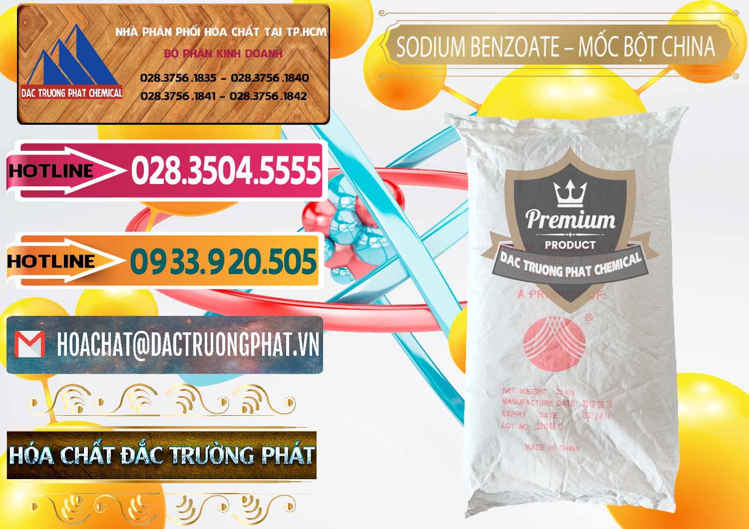 Đơn vị chuyên bán và cung ứng Sodium Benzoate - Mốc Bột Chữ Cam Food Grade Trung Quốc China - 0135 - Cty bán & cung cấp hóa chất tại TP.HCM - dactruongphat.vn