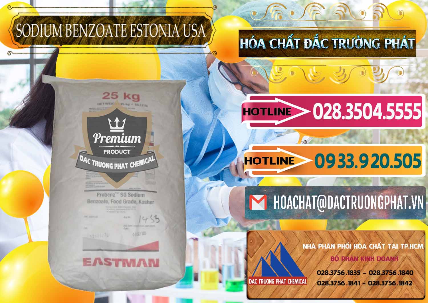 Công ty bán & phân phối Sodium Benzoate - Mốc Bột Estonia Mỹ USA - 0468 - Chuyên cung ứng ( phân phối ) hóa chất tại TP.HCM - dactruongphat.vn