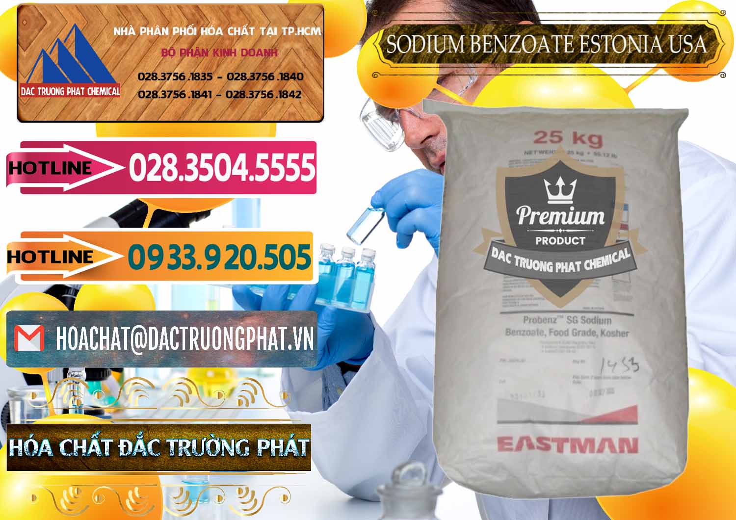 Chuyên cung cấp - bán Sodium Benzoate - Mốc Bột Estonia Mỹ USA - 0468 - Đơn vị cung cấp ( bán ) hóa chất tại TP.HCM - dactruongphat.vn