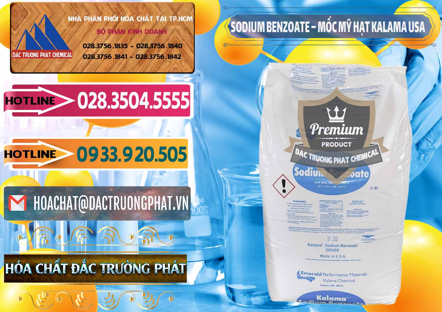 Sodium Benzoate - Mốc Hạt Kalama Food Grade Mỹ Usa Nơi chuyên bán - cung cấp Sodium Benzoate - Mốc Hạt Kalama Food Grade Mỹ Usa - 0137 - Chuyên nhập khẩu và cung cấp hóa chất tại TP.HCM - dactruongphat.vn