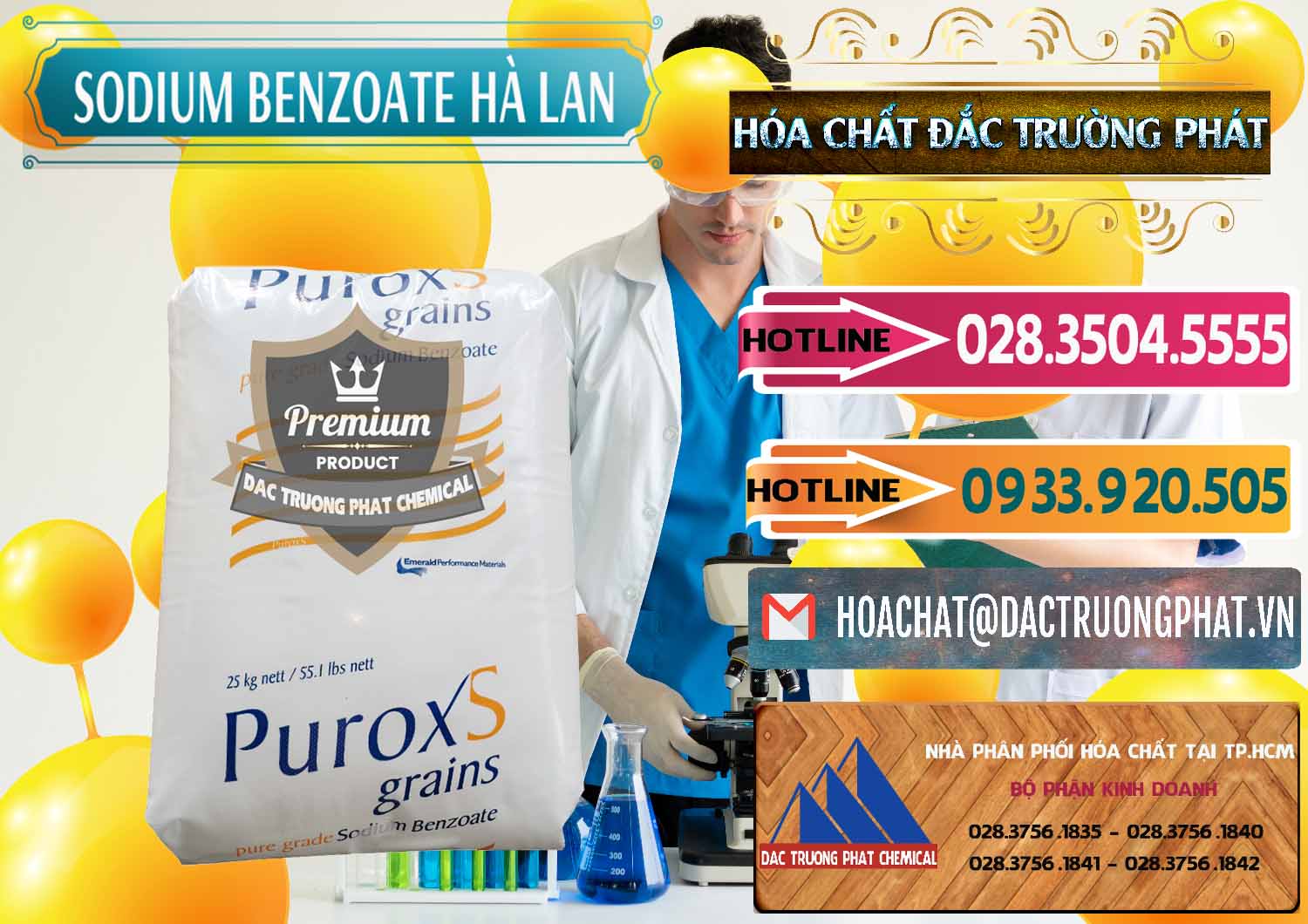 Công ty bán ( cung ứng ) Sodium Benzoate - Mốc Bột Puroxs Hà Lan Netherlands - 0467 - Nơi chuyên nhập khẩu và phân phối hóa chất tại TP.HCM - dactruongphat.vn