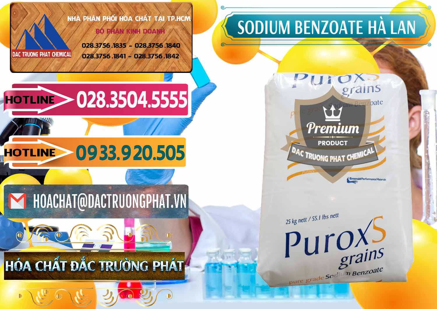 Công ty bán ( phân phối ) Sodium Benzoate - Mốc Bột Puroxs Hà Lan Netherlands - 0467 - Bán và cung cấp hóa chất tại TP.HCM - dactruongphat.vn
