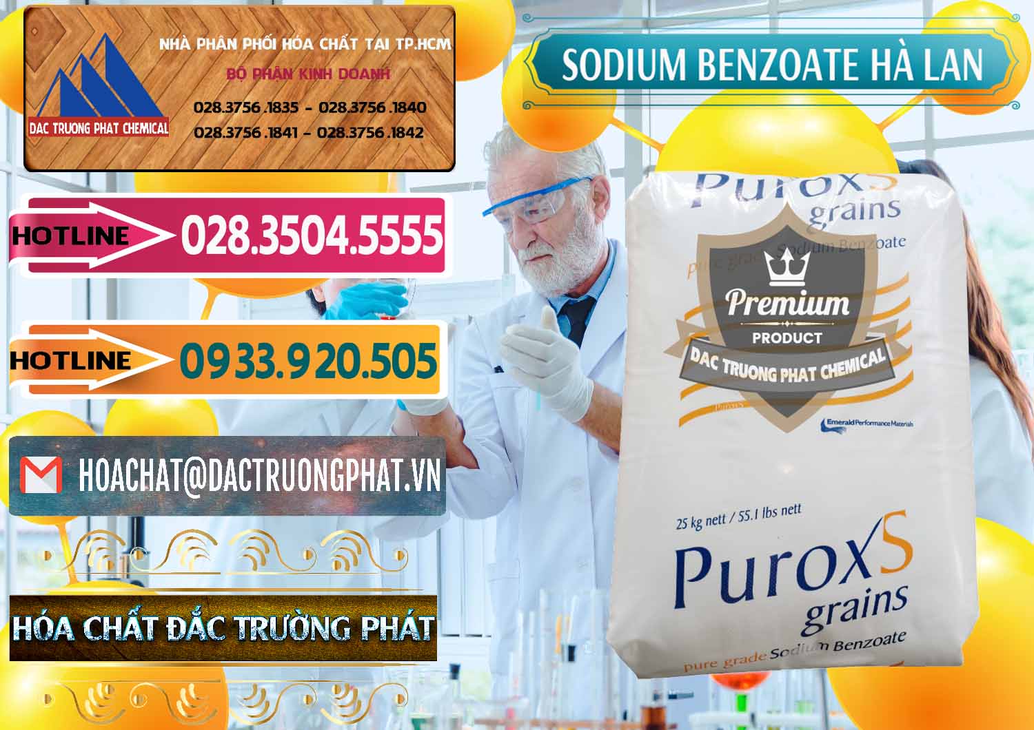 Nơi chuyên cung cấp ( bán ) Sodium Benzoate - Mốc Bột Puroxs Hà Lan Netherlands - 0467 - Nhà cung cấp và bán hóa chất tại TP.HCM - dactruongphat.vn