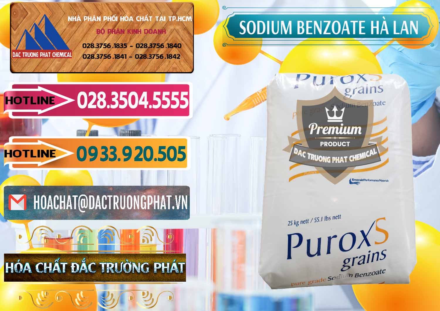 Công ty chuyên nhập khẩu - bán Sodium Benzoate - Mốc Bột Puroxs Hà Lan Netherlands - 0467 - Chuyên cung ứng & phân phối hóa chất tại TP.HCM - dactruongphat.vn