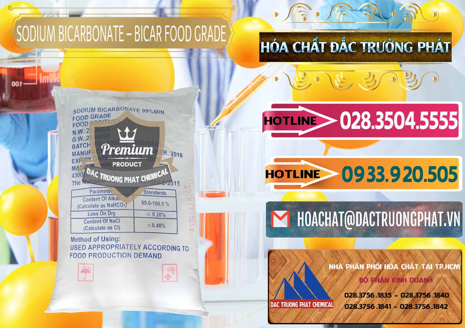 Công ty chuyên bán và phân phối Sodium Bicarbonate – Bicar NaHCO3 Food Grade Trung Quốc China - 0138 - Công ty chuyên phân phối & nhập khẩu hóa chất tại TP.HCM - dactruongphat.vn