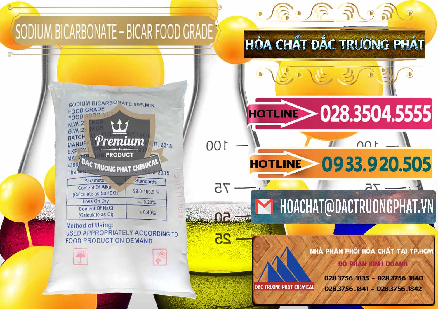 Cty cung cấp _ bán Sodium Bicarbonate – Bicar NaHCO3 Food Grade Trung Quốc China - 0138 - Nơi chuyên phân phối và cung ứng hóa chất tại TP.HCM - dactruongphat.vn