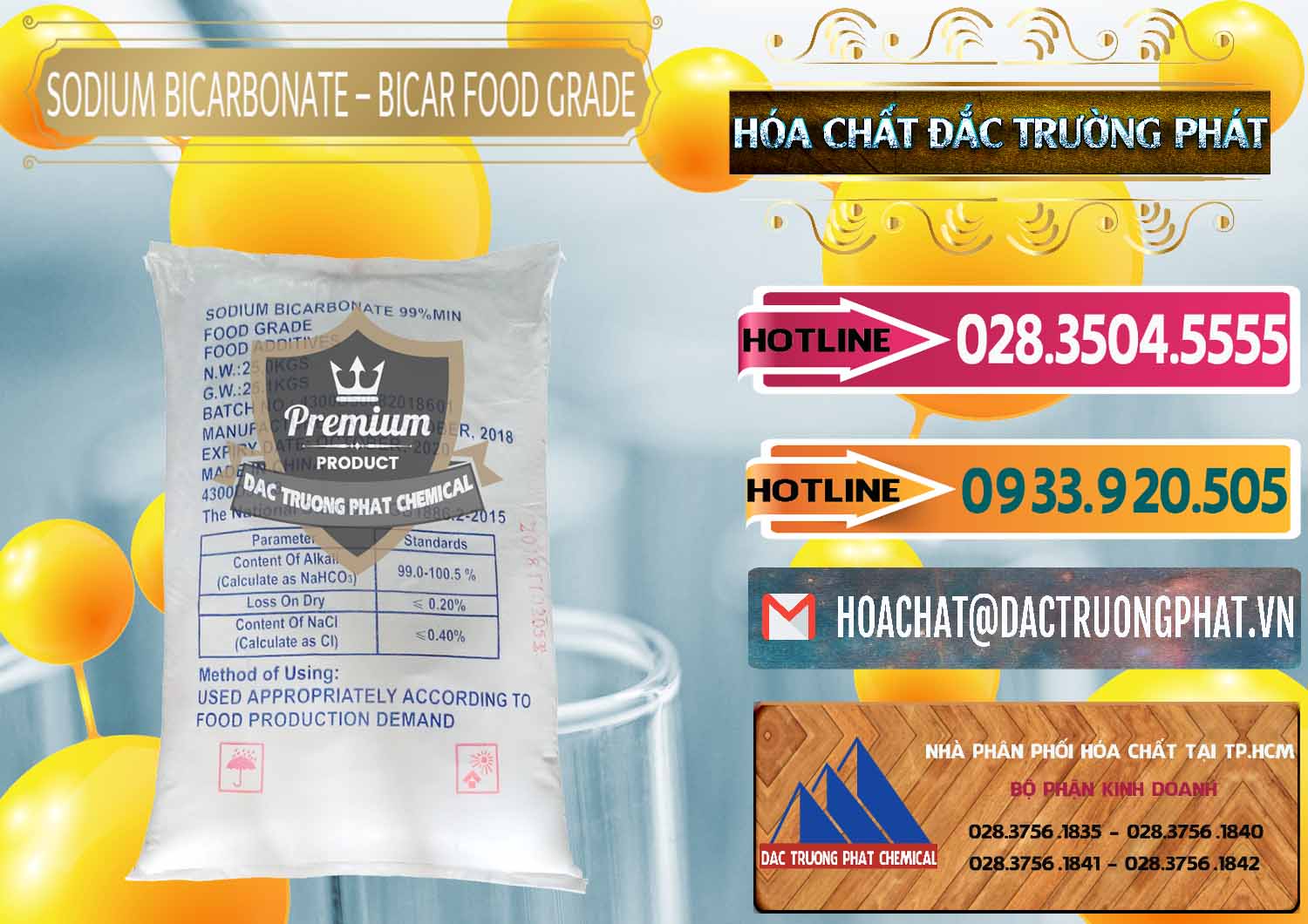 Nơi bán và phân phối Sodium Bicarbonate – Bicar NaHCO3 Food Grade Trung Quốc China - 0138 - Đơn vị cung cấp và kinh doanh hóa chất tại TP.HCM - dactruongphat.vn