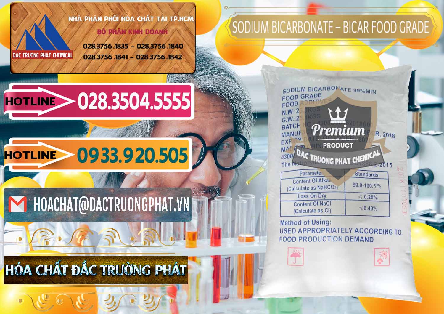 Đơn vị chuyên bán & phân phối Sodium Bicarbonate – Bicar NaHCO3 Food Grade Trung Quốc China - 0138 - Nơi chuyên cung cấp _ nhập khẩu hóa chất tại TP.HCM - dactruongphat.vn