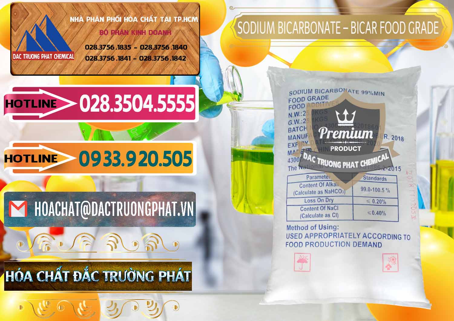 Công ty chuyên kinh doanh ( bán ) Sodium Bicarbonate – Bicar NaHCO3 Food Grade Trung Quốc China - 0138 - Công ty phân phối & bán hóa chất tại TP.HCM - dactruongphat.vn