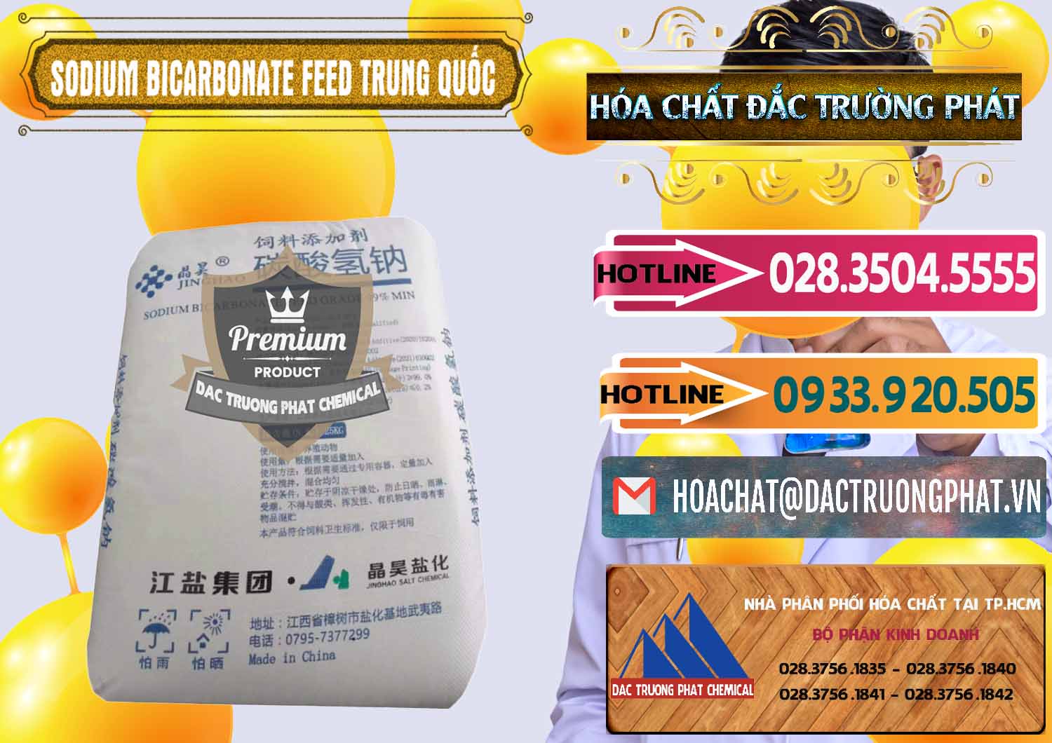 Nhà cung ứng & bán Sodium Bicarbonate – Bicar NaHCO3 Feed Jing Hao Trung Quốc China - 0380 - Công ty chuyên cung cấp ( kinh doanh ) hóa chất tại TP.HCM - dactruongphat.vn