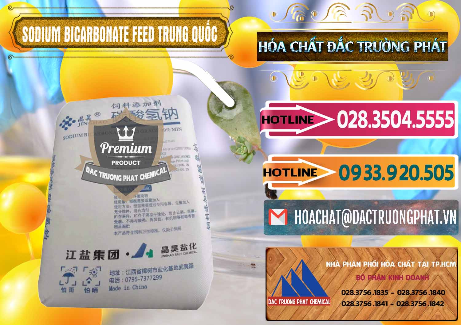 Cung ứng ( bán ) Sodium Bicarbonate – Bicar NaHCO3 Feed Jing Hao Trung Quốc China - 0380 - Nơi chuyên bán & cung cấp hóa chất tại TP.HCM - dactruongphat.vn