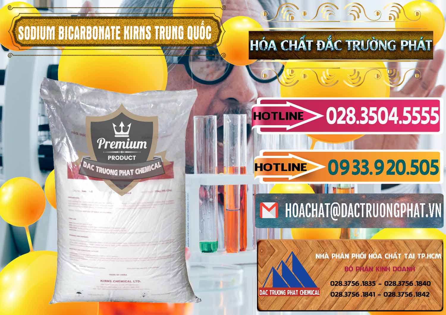 Cty cung cấp _ bán Sodium Bicarbonate – Bicar NaHCO3 Food Grade Kirns Trung Quốc - 0217 - Chuyên kinh doanh _ phân phối hóa chất tại TP.HCM - dactruongphat.vn