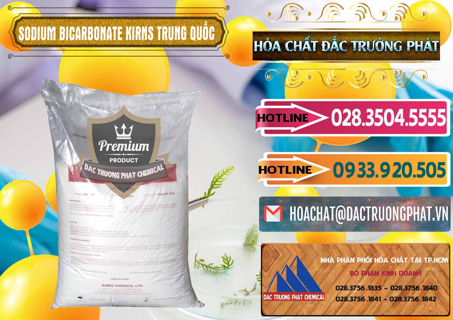 Công ty chuyên bán ( phân phối ) Sodium Bicarbonate – Bicar NaHCO3 Food Grade Kirns Trung Quốc - 0217 - Đơn vị cung cấp - phân phối hóa chất tại TP.HCM - dactruongphat.vn