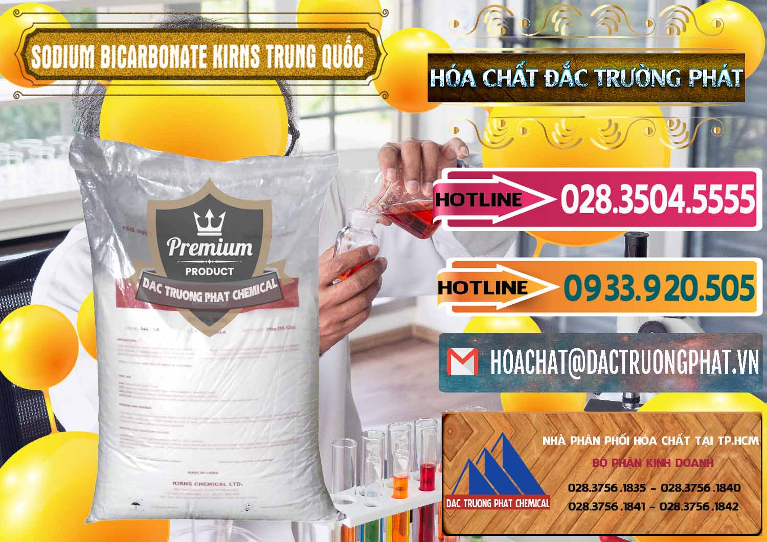 Nơi chuyên cung ứng ( bán ) Sodium Bicarbonate – Bicar NaHCO3 Food Grade Kirns Trung Quốc - 0217 - Công ty chuyên cung cấp - bán hóa chất tại TP.HCM - dactruongphat.vn