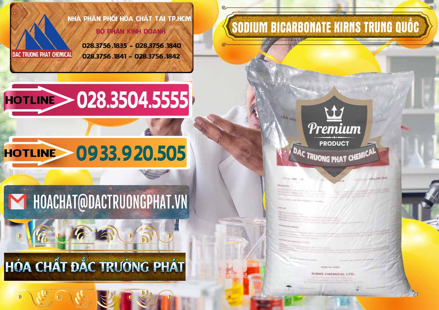 Cty chuyên bán - cung ứng Sodium Bicarbonate – Bicar NaHCO3 Food Grade Kirns Trung Quốc - 0217 - Đơn vị chuyên phân phối ( nhập khẩu ) hóa chất tại TP.HCM - dactruongphat.vn
