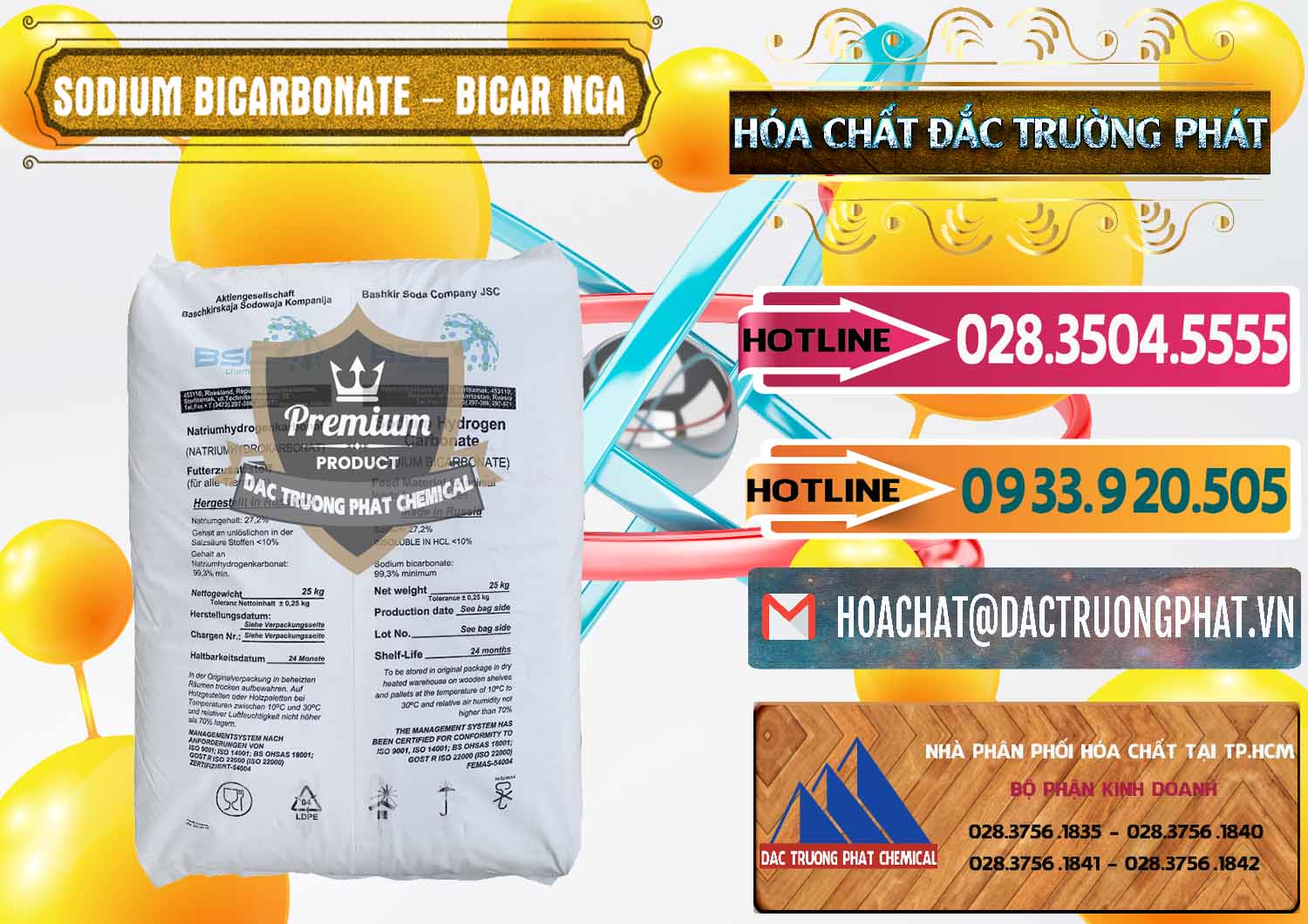 Cty phân phối - bán Sodium Bicarbonate – Bicar NaHCO3 Nga Russia - 0425 - Công ty cung ứng và phân phối hóa chất tại TP.HCM - dactruongphat.vn