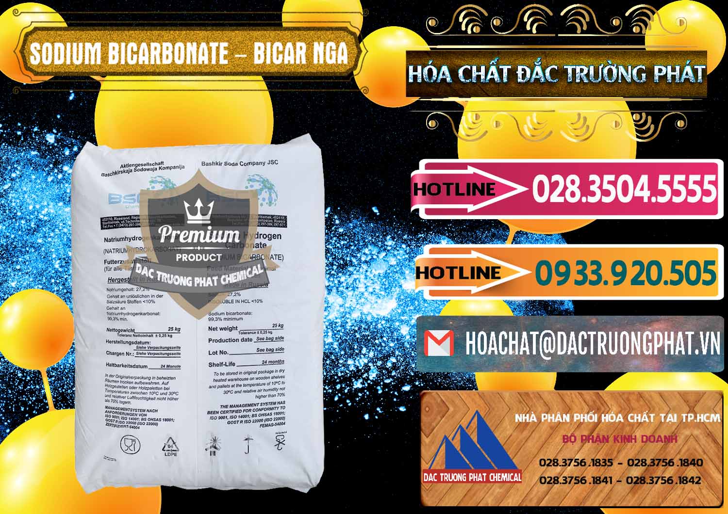 Đơn vị chuyên phân phối & bán Sodium Bicarbonate – Bicar NaHCO3 Nga Russia - 0425 - Nhà cung cấp & nhập khẩu hóa chất tại TP.HCM - dactruongphat.vn