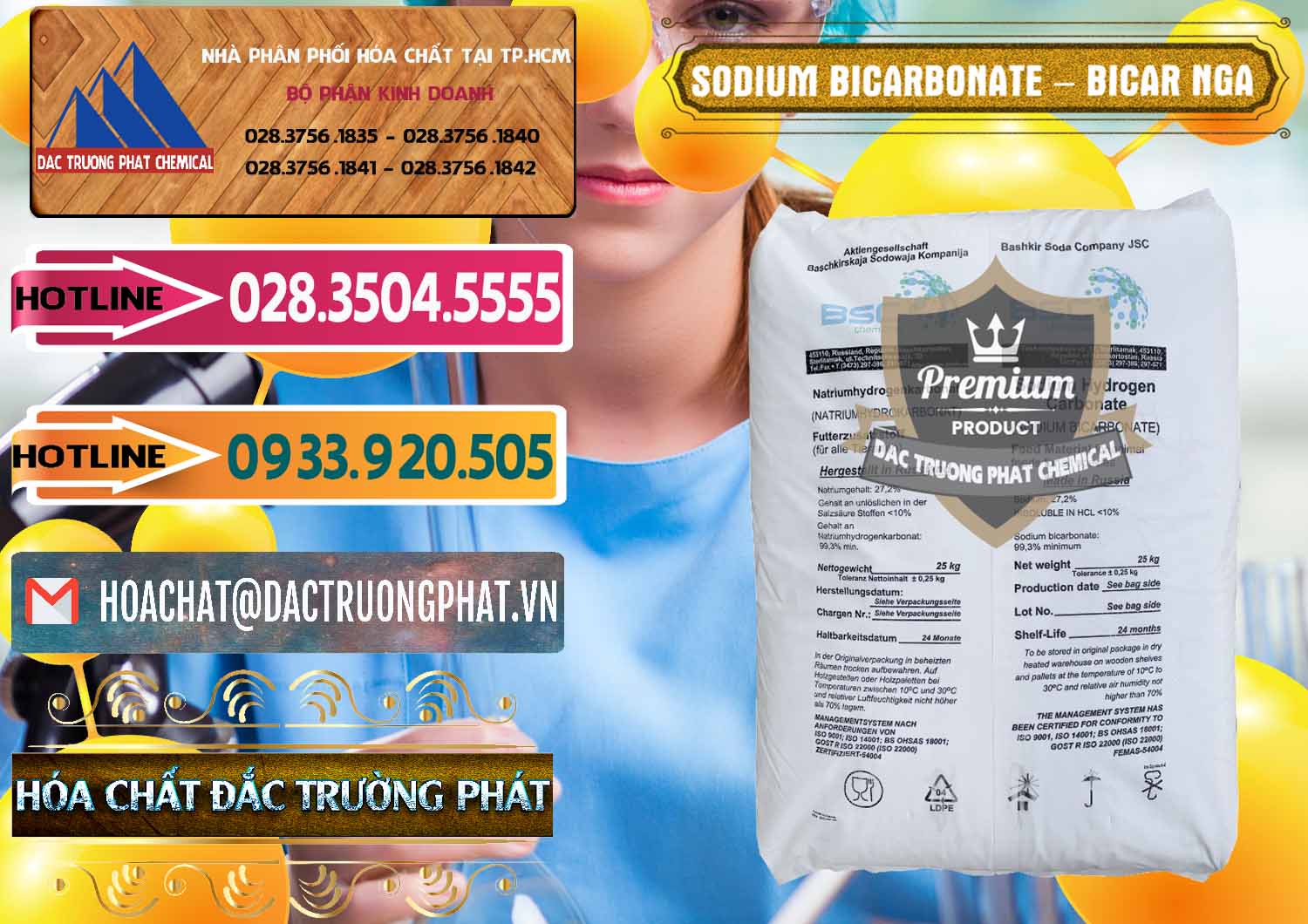 Nơi cung cấp & bán Sodium Bicarbonate – Bicar NaHCO3 Nga Russia - 0425 - Đơn vị chuyên kinh doanh _ phân phối hóa chất tại TP.HCM - dactruongphat.vn