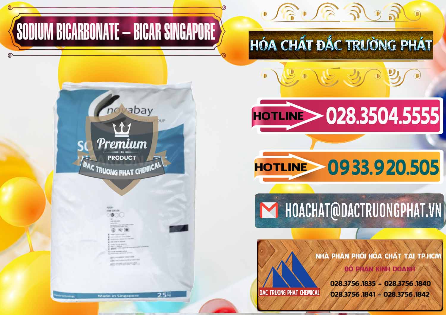 Đơn vị chuyên kinh doanh - bán Sodium Bicarbonate – Bicar NaHCO3 Singapore - 0411 - Nơi phân phối và cung cấp hóa chất tại TP.HCM - dactruongphat.vn
