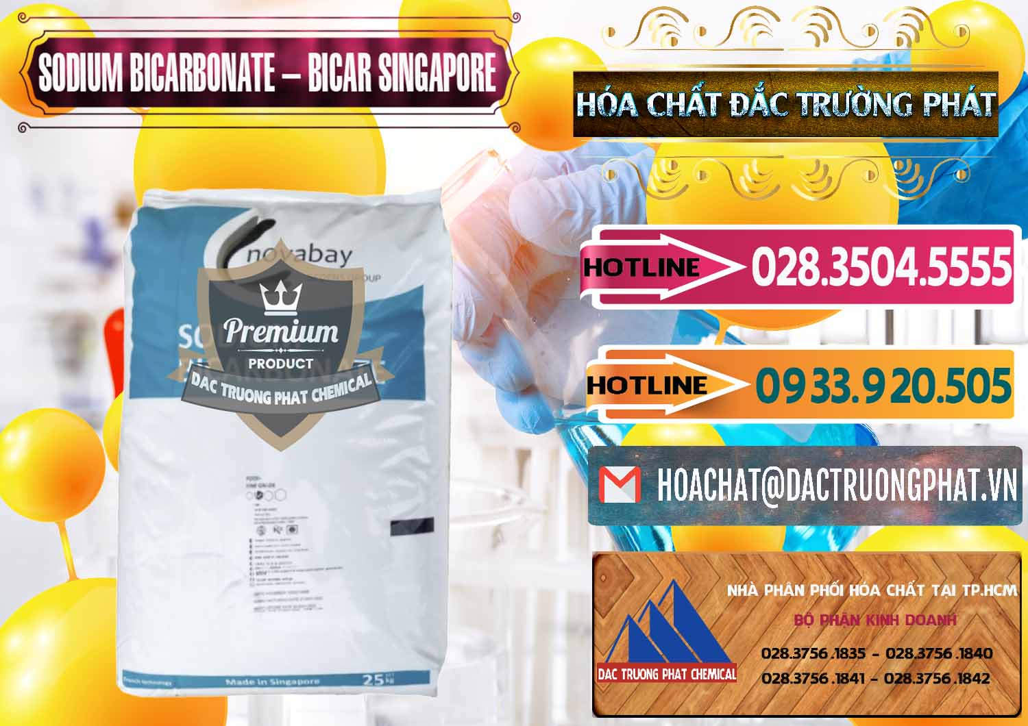 Chuyên nhập khẩu và bán Sodium Bicarbonate – Bicar NaHCO3 Singapore - 0411 - Cty chuyên phân phối và kinh doanh hóa chất tại TP.HCM - dactruongphat.vn